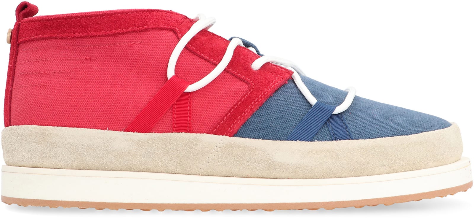 Volta Canvas Mid-top Sneakers In Multicolor