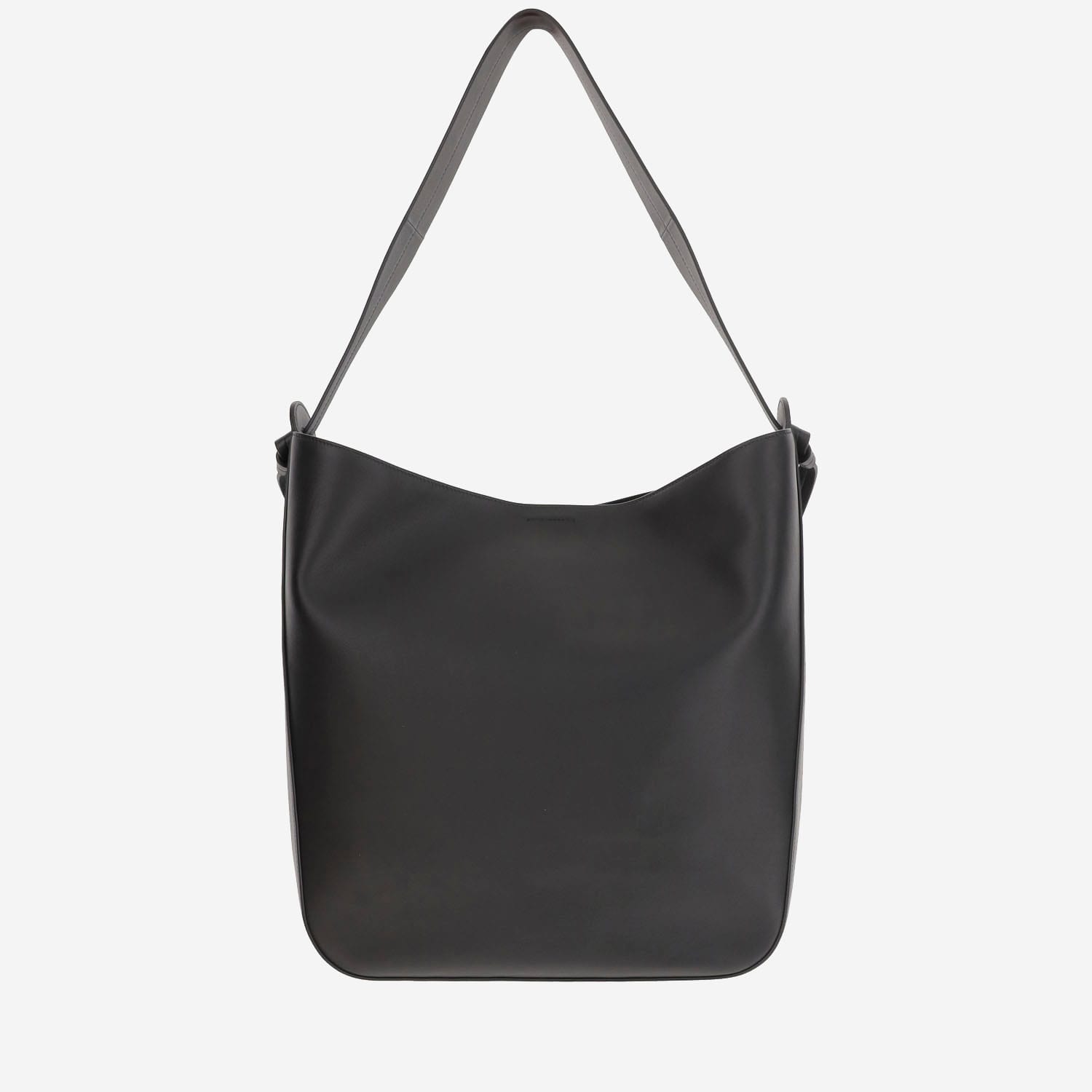 Jil Sander Borsa A Mano Knot Mini In Pelle Nera  Donna In Gray