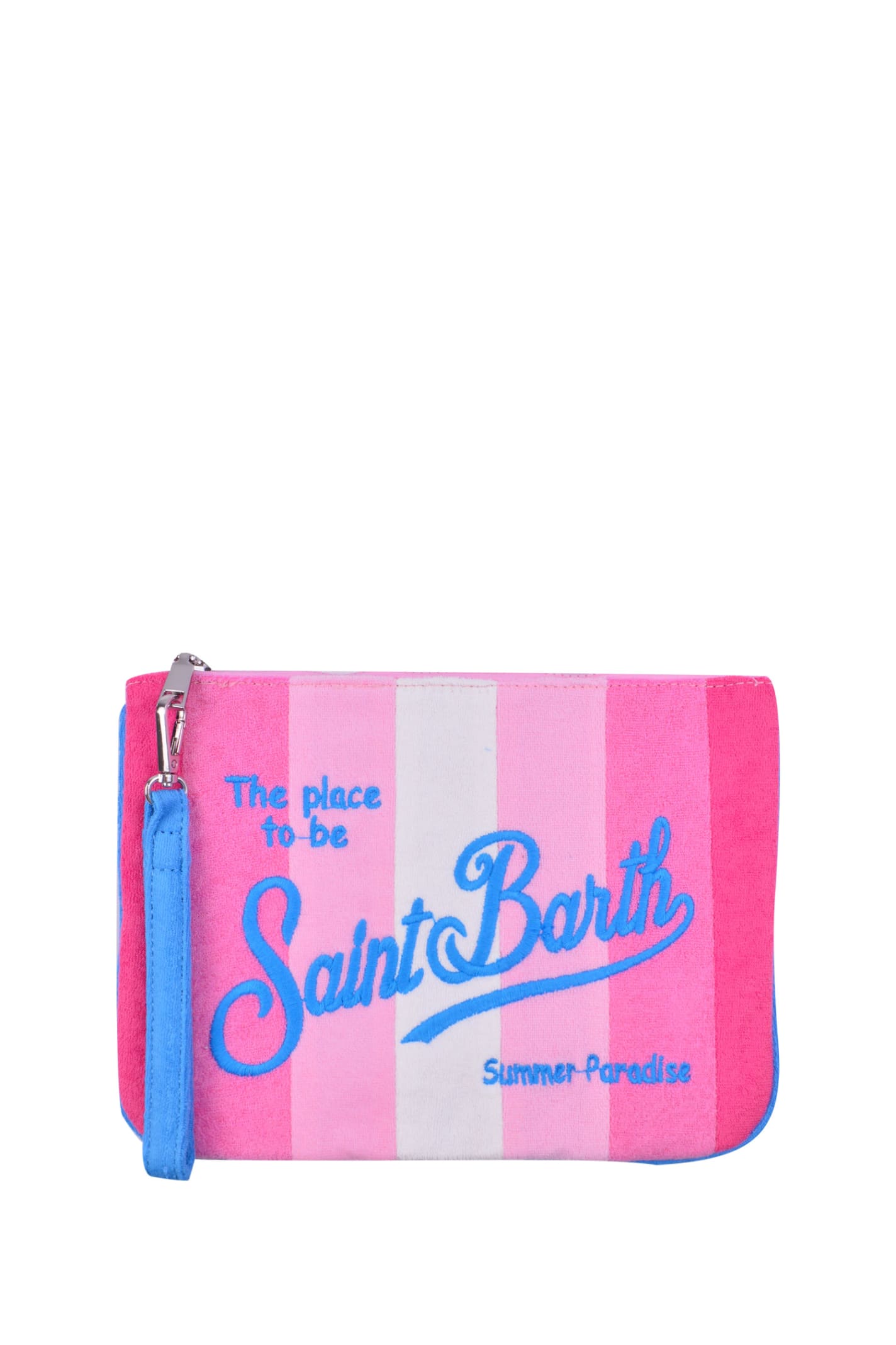 Mc2 Saint Barth Kids' Sponge Clutch With Stripes In Multicolor
