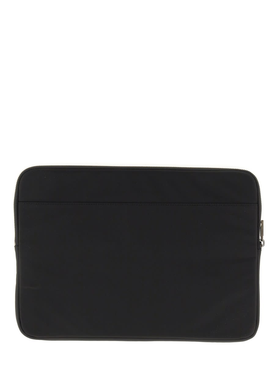 Shop Dsquared2 Nylon Laptop Case In Black