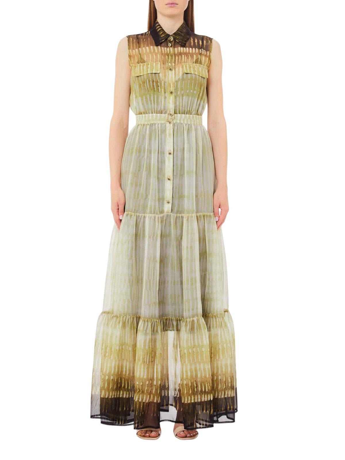 Liu •jo Printed Chiffon Shirt Dress