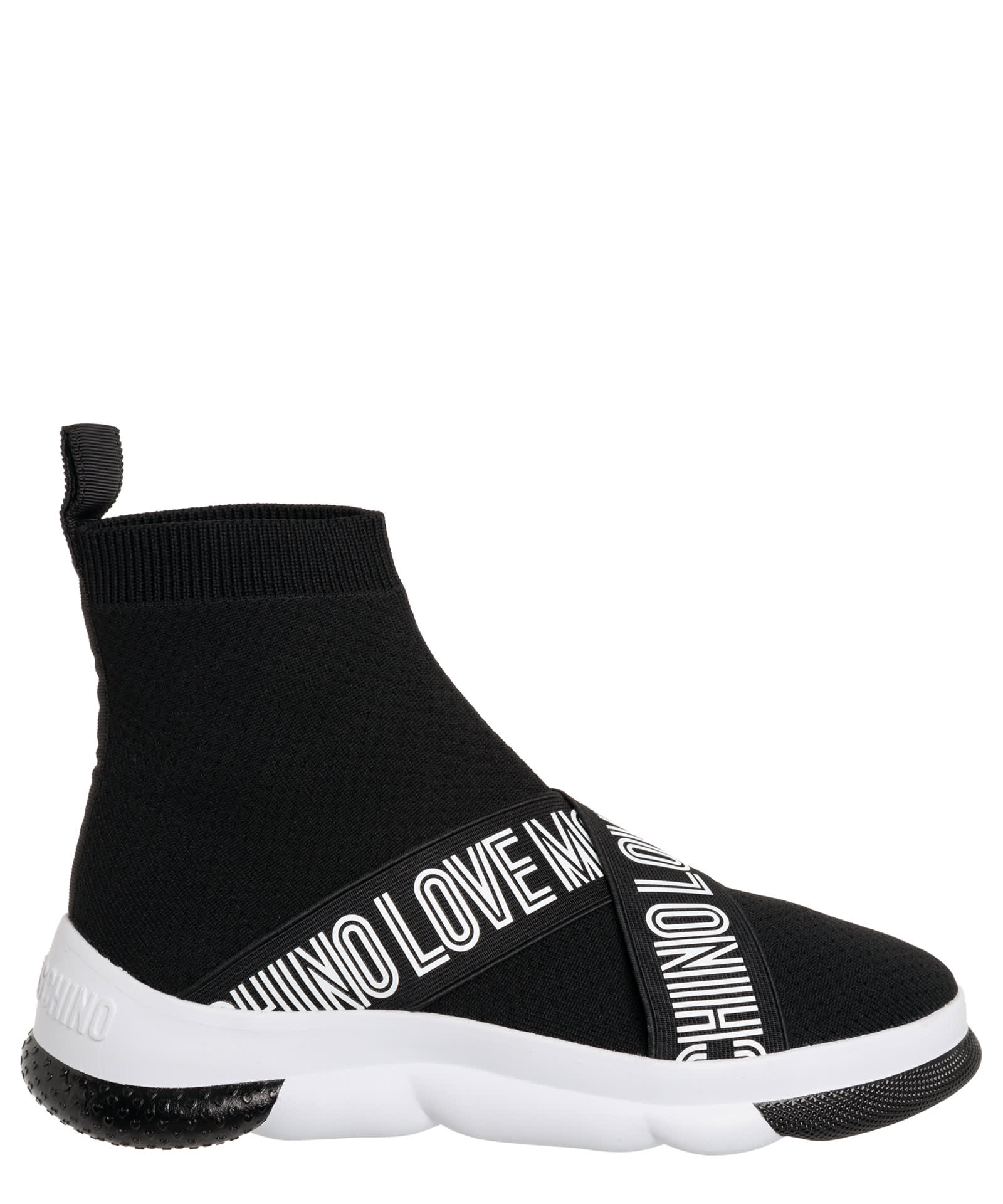 LOVE MOSCHINO HIGH-TOP SNEAKERS