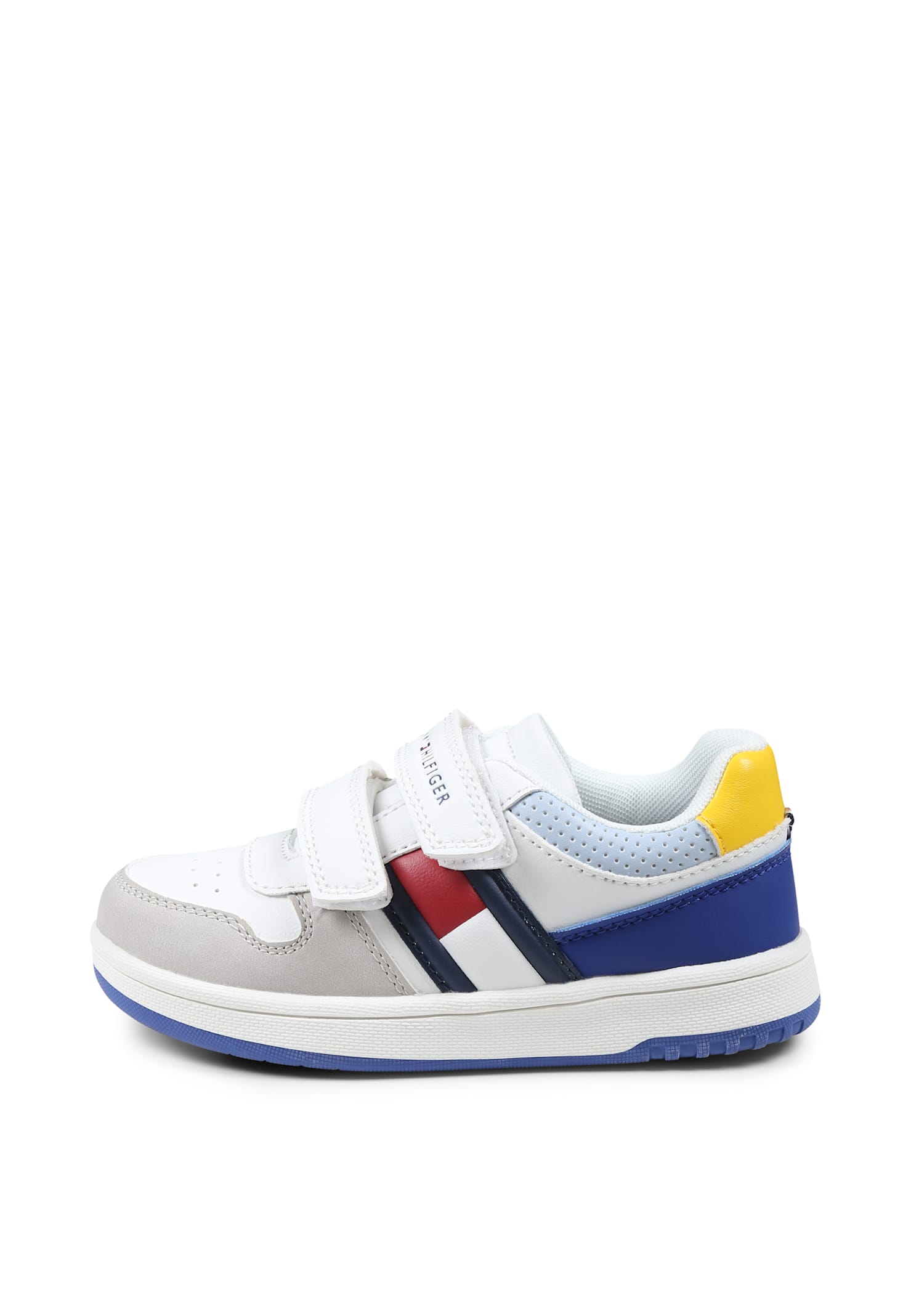 Shop Tommy Hilfiger Multicolor Sneakers For Boy With Logo