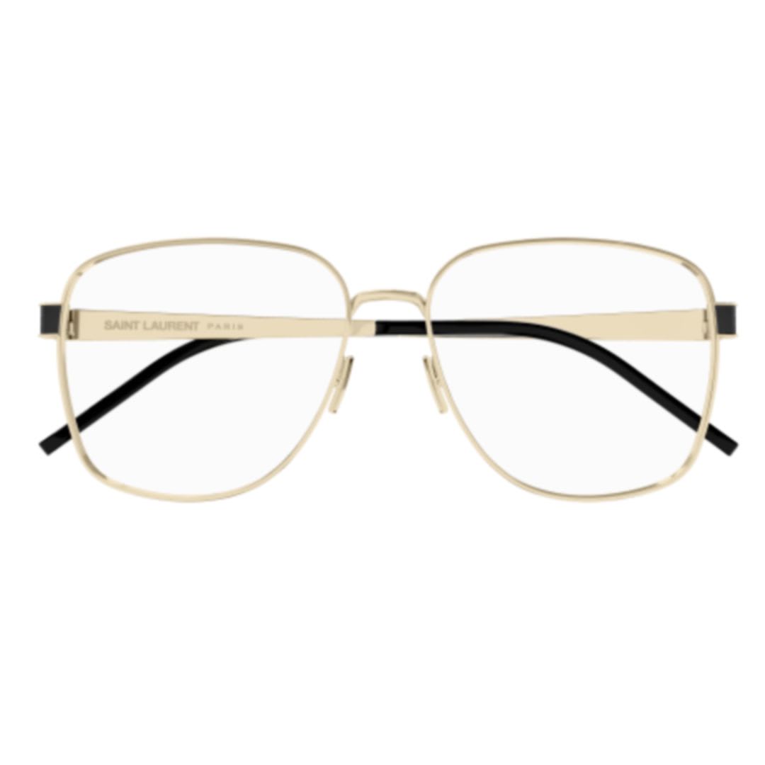 Shop Saint Laurent Sl M134003 Gold Gold Transparent