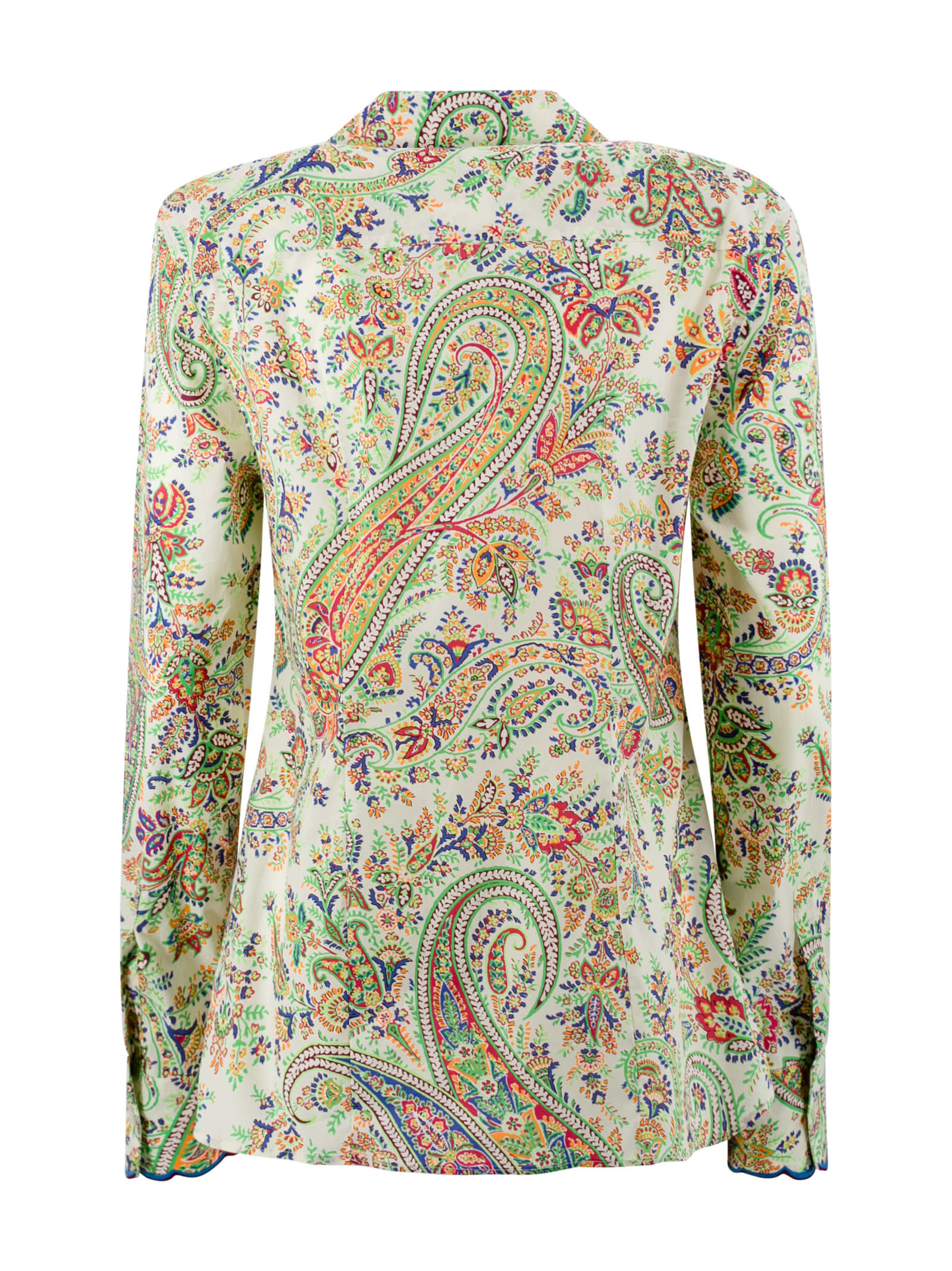 Shop Etro Slim Shirt With Print