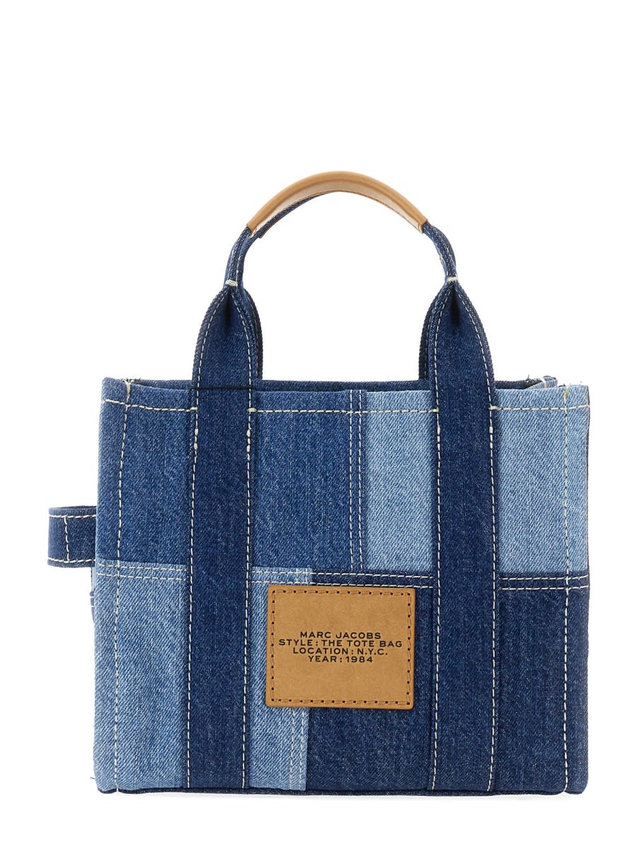 Marc Jacobs The Tote Bag Small In Denim