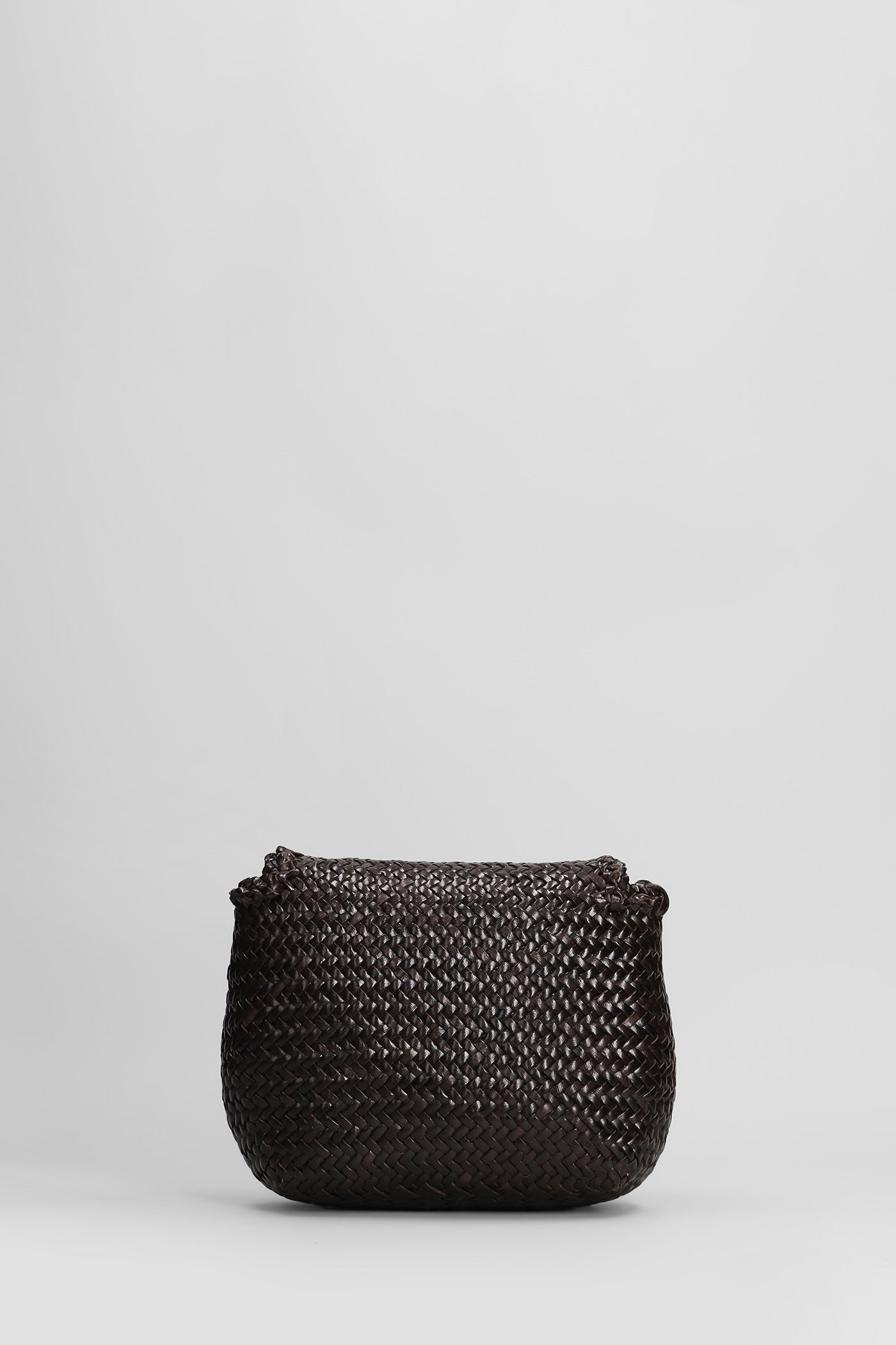 Dragon Diffusion Mini City Bag Shoulder Bag In Brown Leather In Black