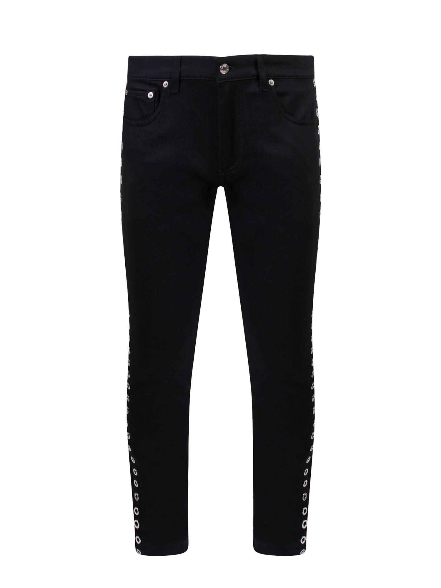 Shop Alexander Mcqueen Trouser In Black