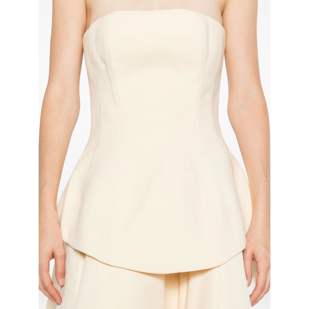 Solace London Dress In Neutral