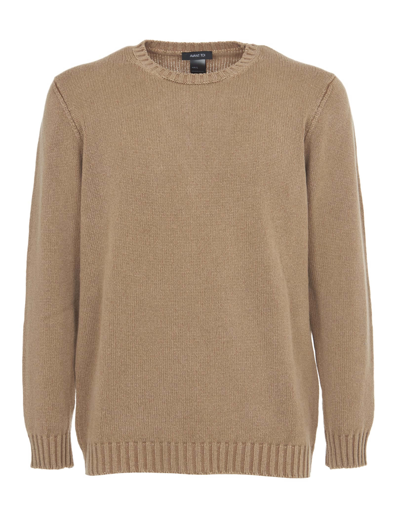 Avant Toi Camel Cashmere And Wool Knitwear