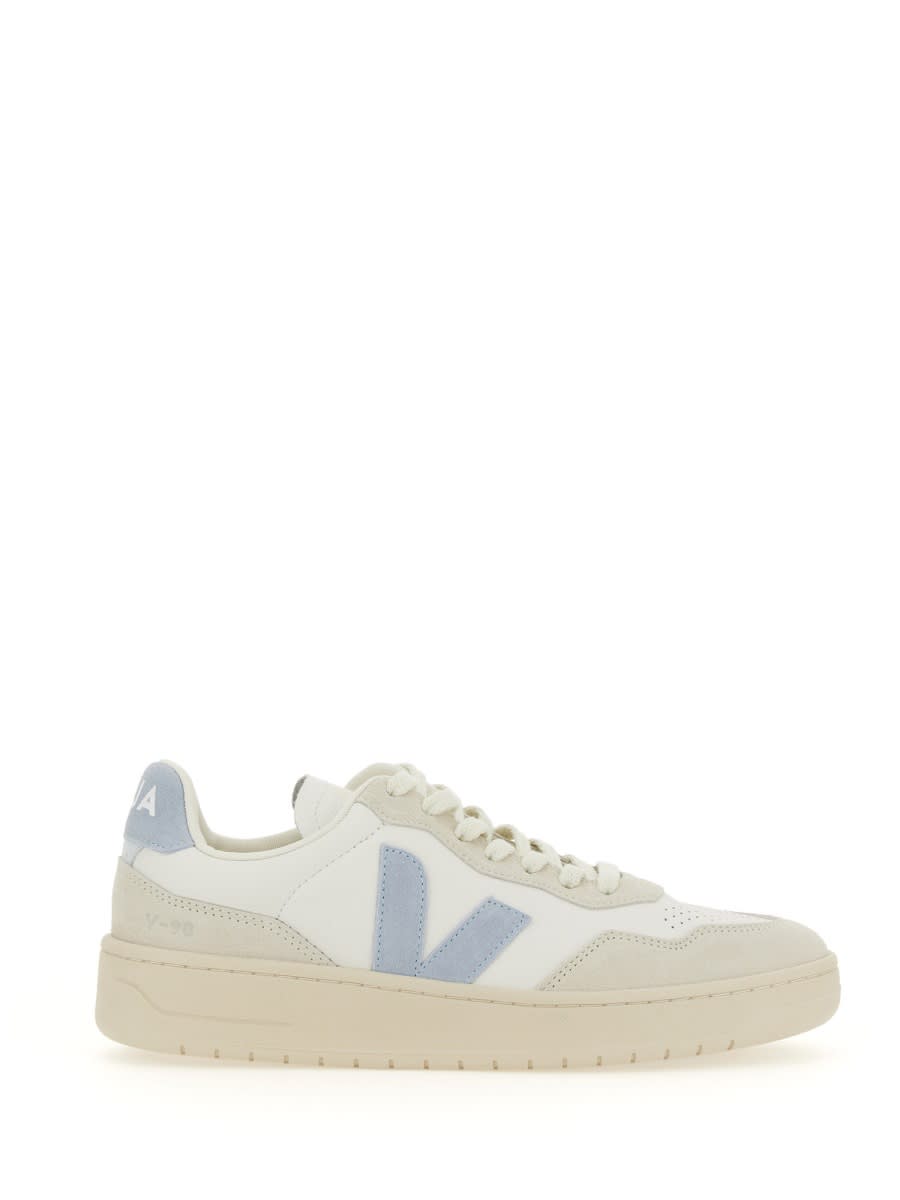 Shop Veja Sneaker V-90 In White