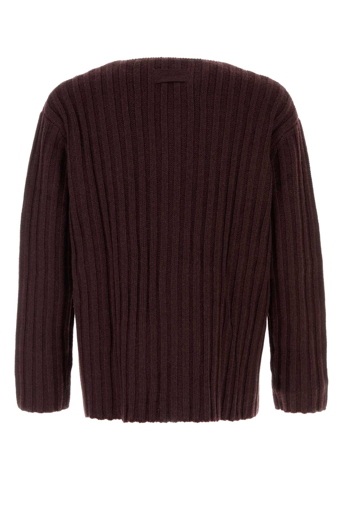 Shop Givenchy Burgundy Cashmere Cardigan