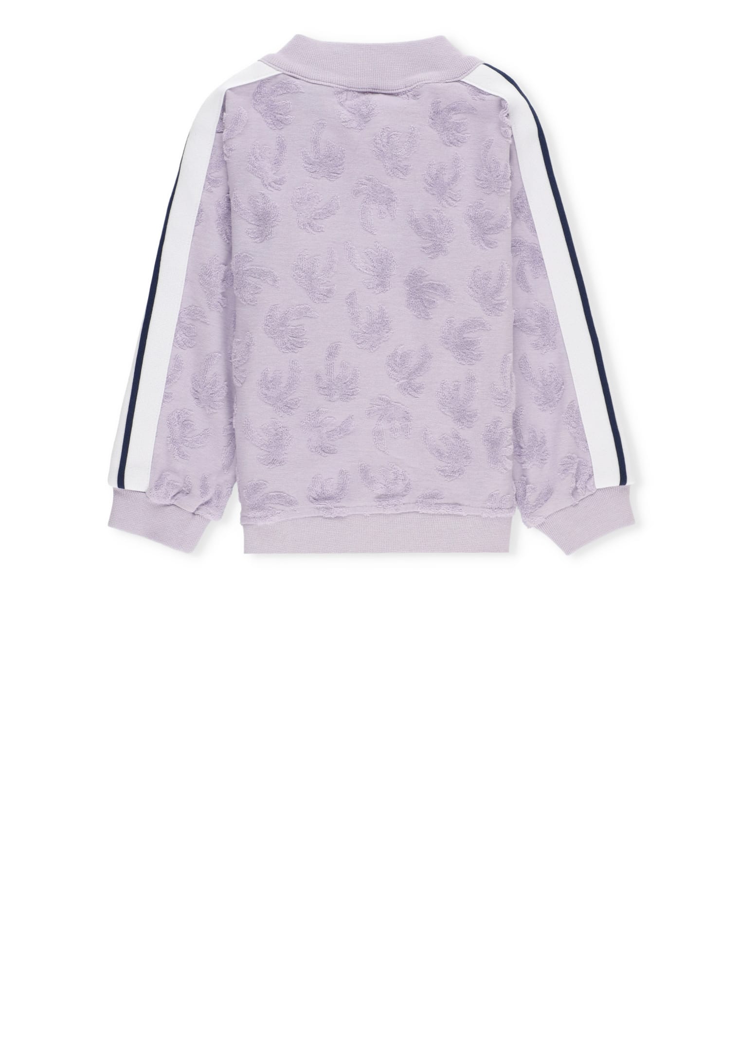 Shop Palm Angels Cotton Sweatshirt In Purple