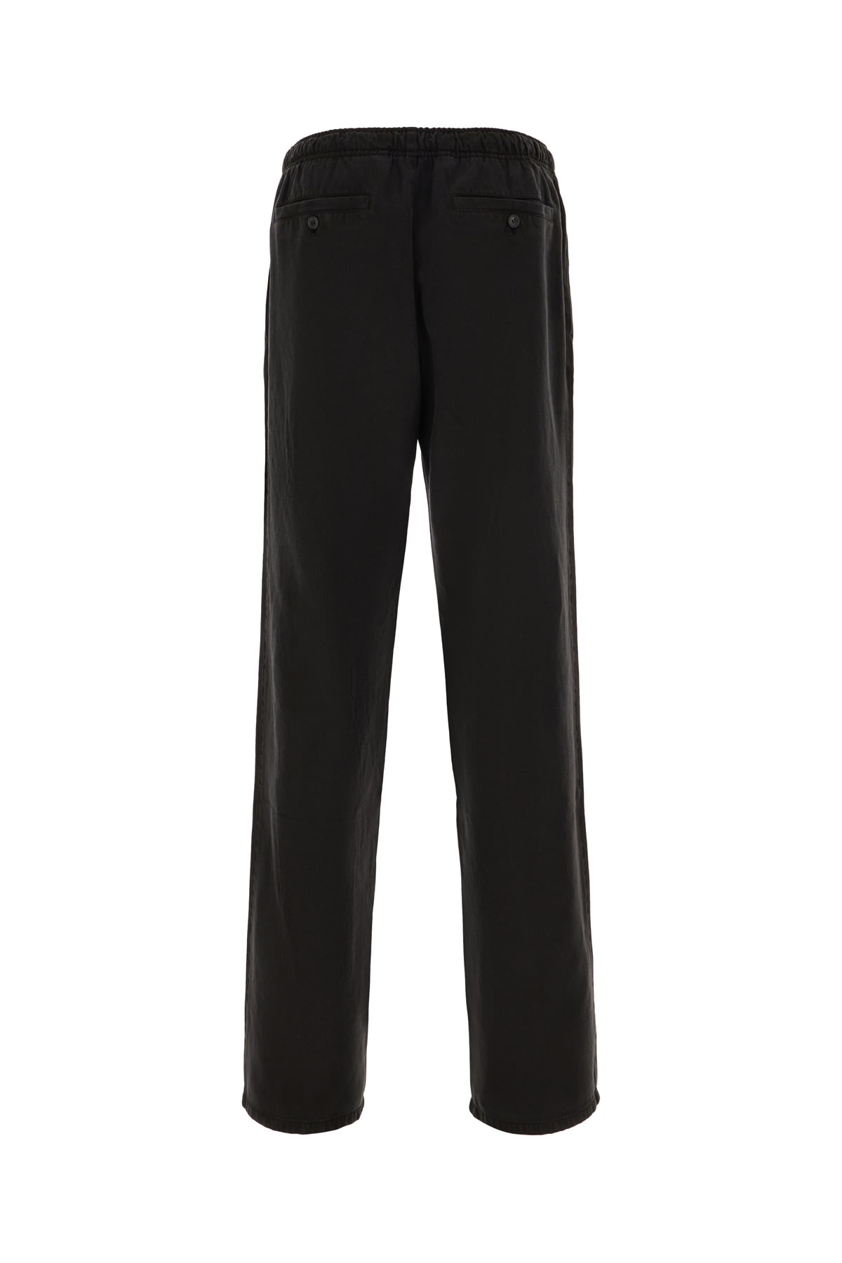 Shop Palm Angels Black Lyocell Blend Pants