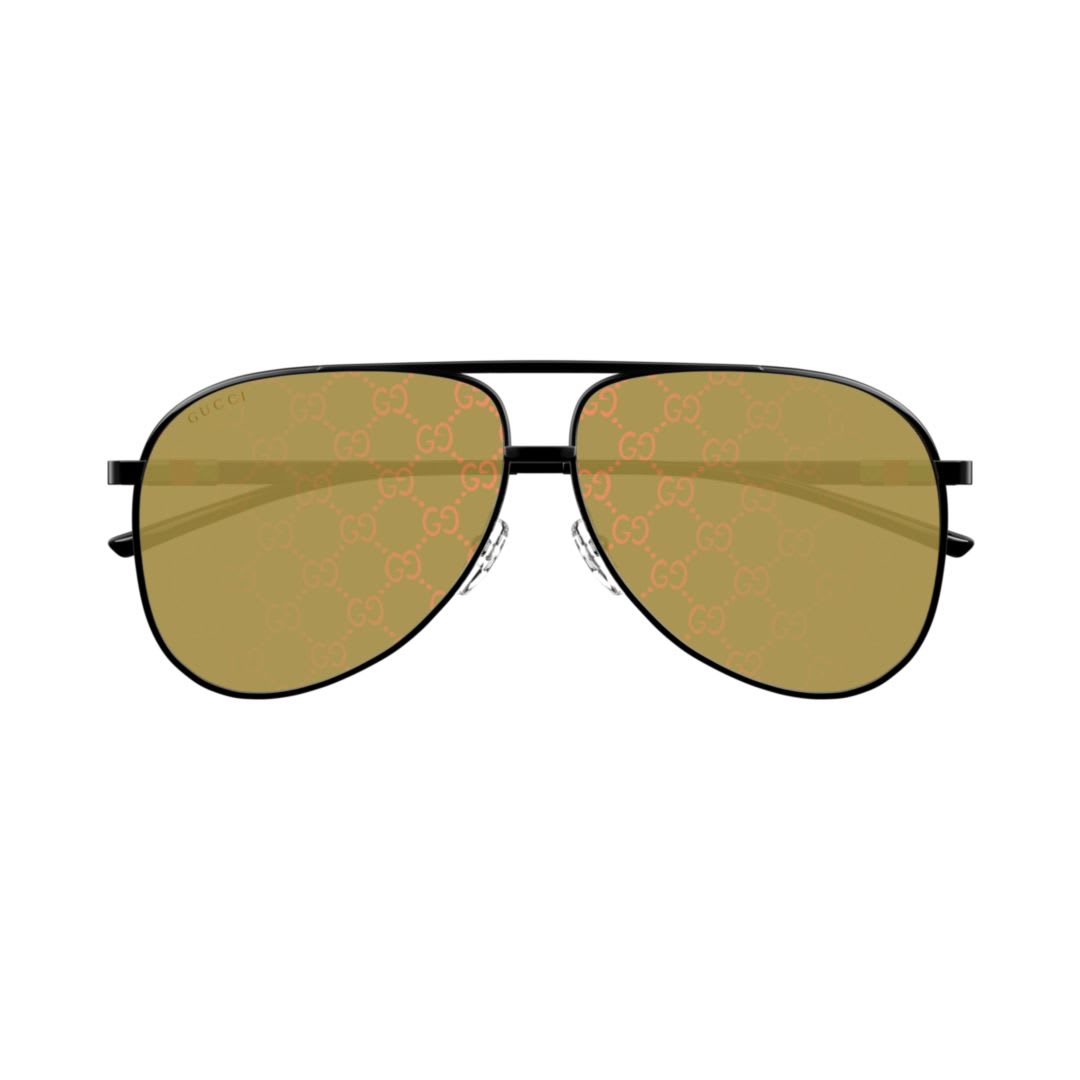 Gucci Gg1677s-005 Black-black-yellow In Yellow