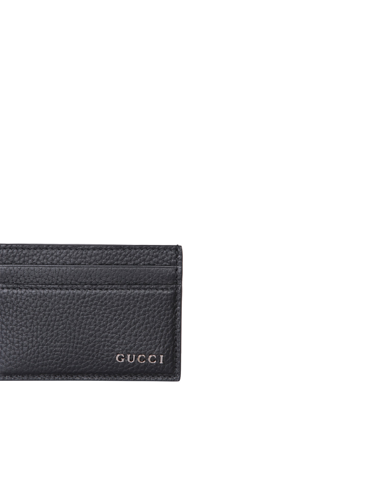 Shop Gucci Piuma 463 Black Cardholder