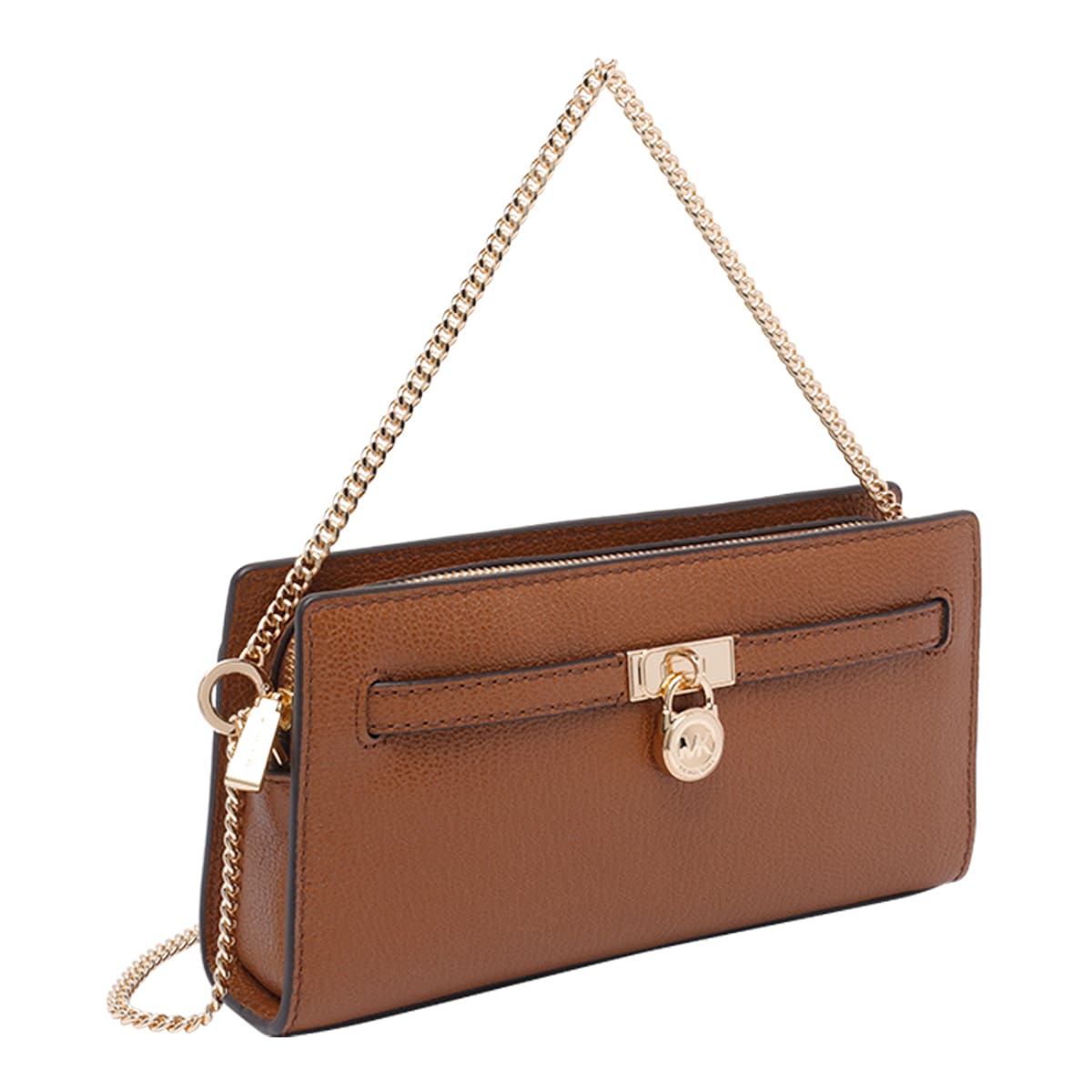 Michael Michael Kors Hamilton Shoulder Bg In Brown