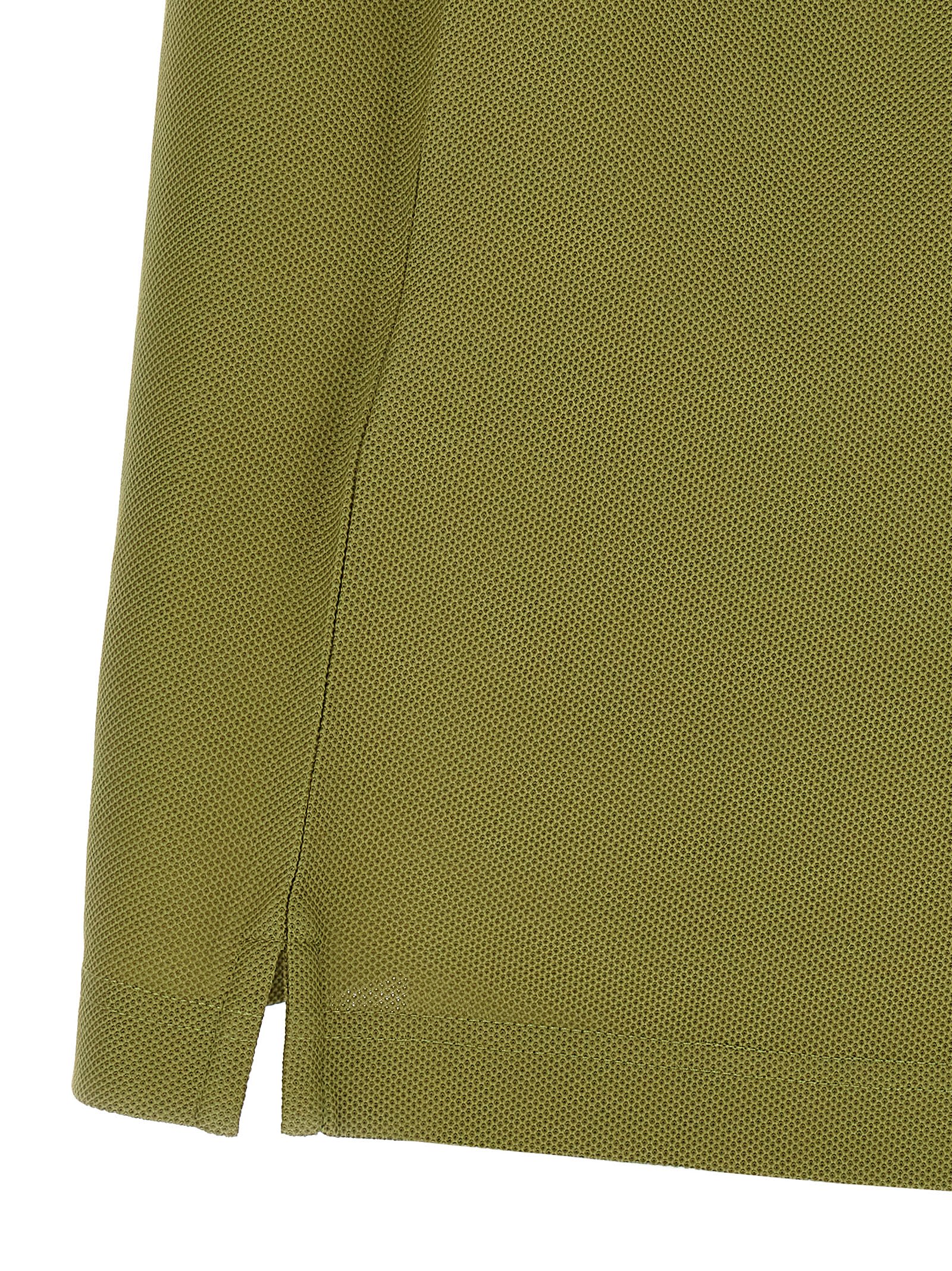 Burberry Organic Cotton Blend Polo Shirt In Green
