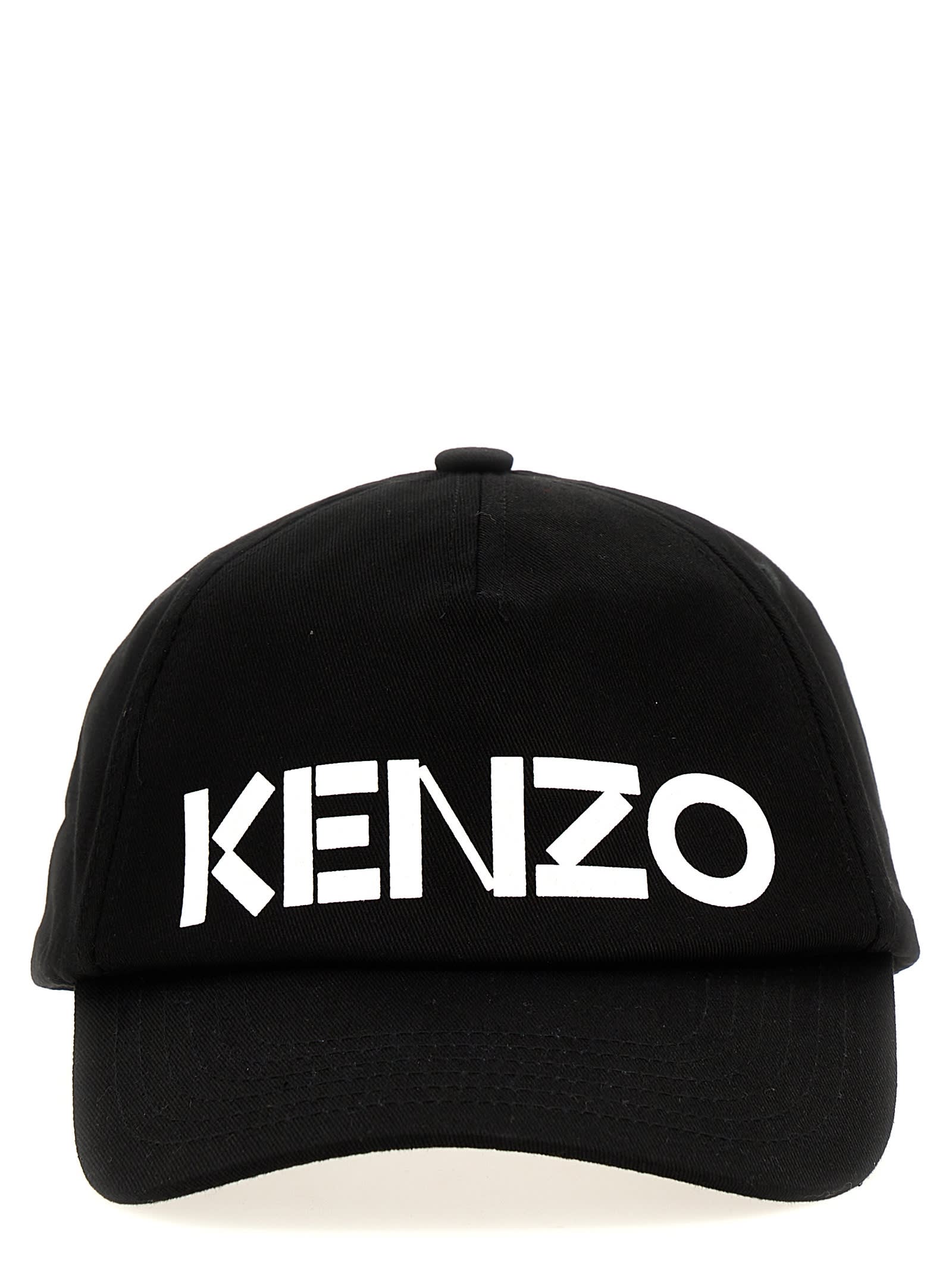 KENZO LOGO PRINTED CAP