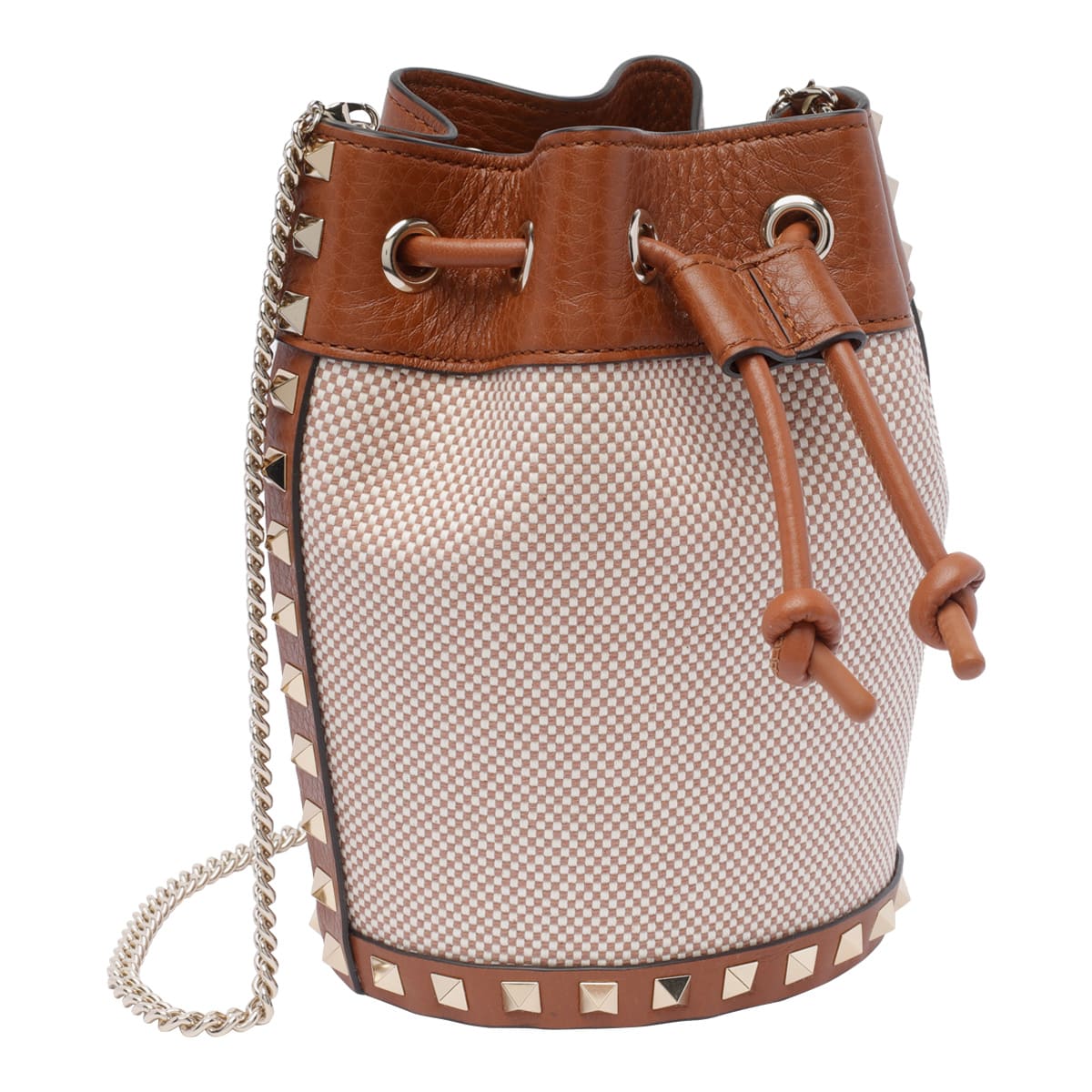 VALENTINO GARAVANI ROCKSTUD BUCKET BAG
