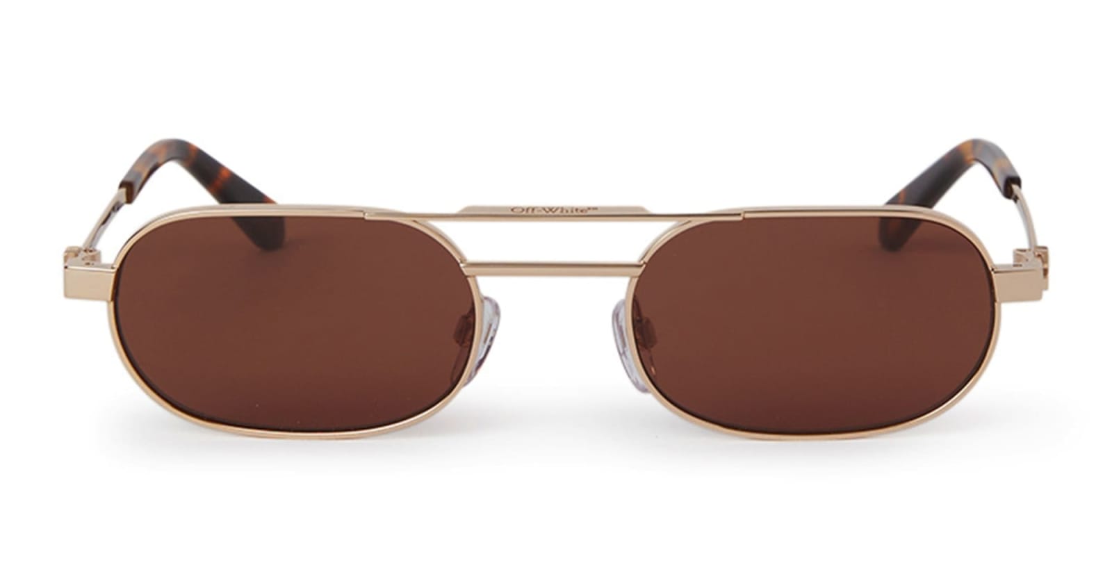 Shop Off-white Vaiden - Gold Sunglasses