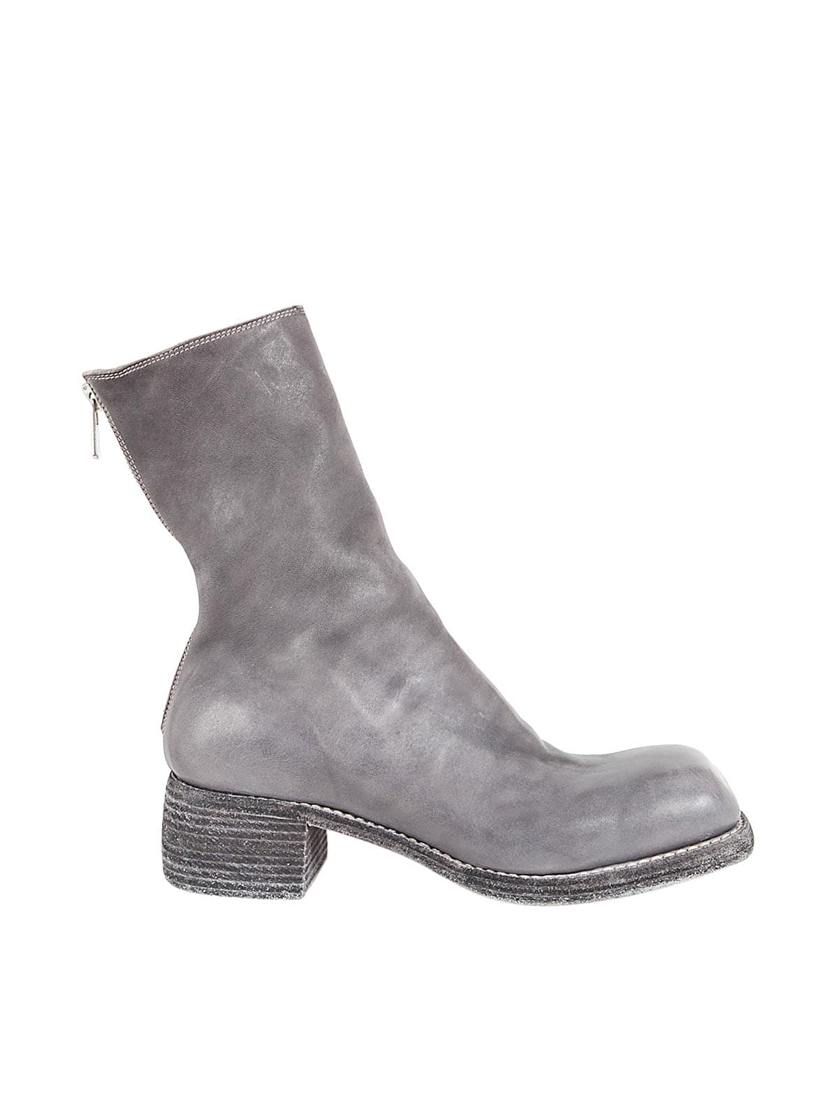 Guidi Back Zip Mid Boots
