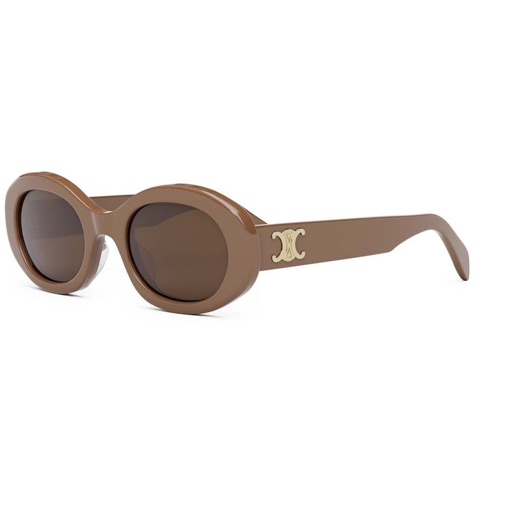 Shop Celine Sunglasses In Caramello/marrone