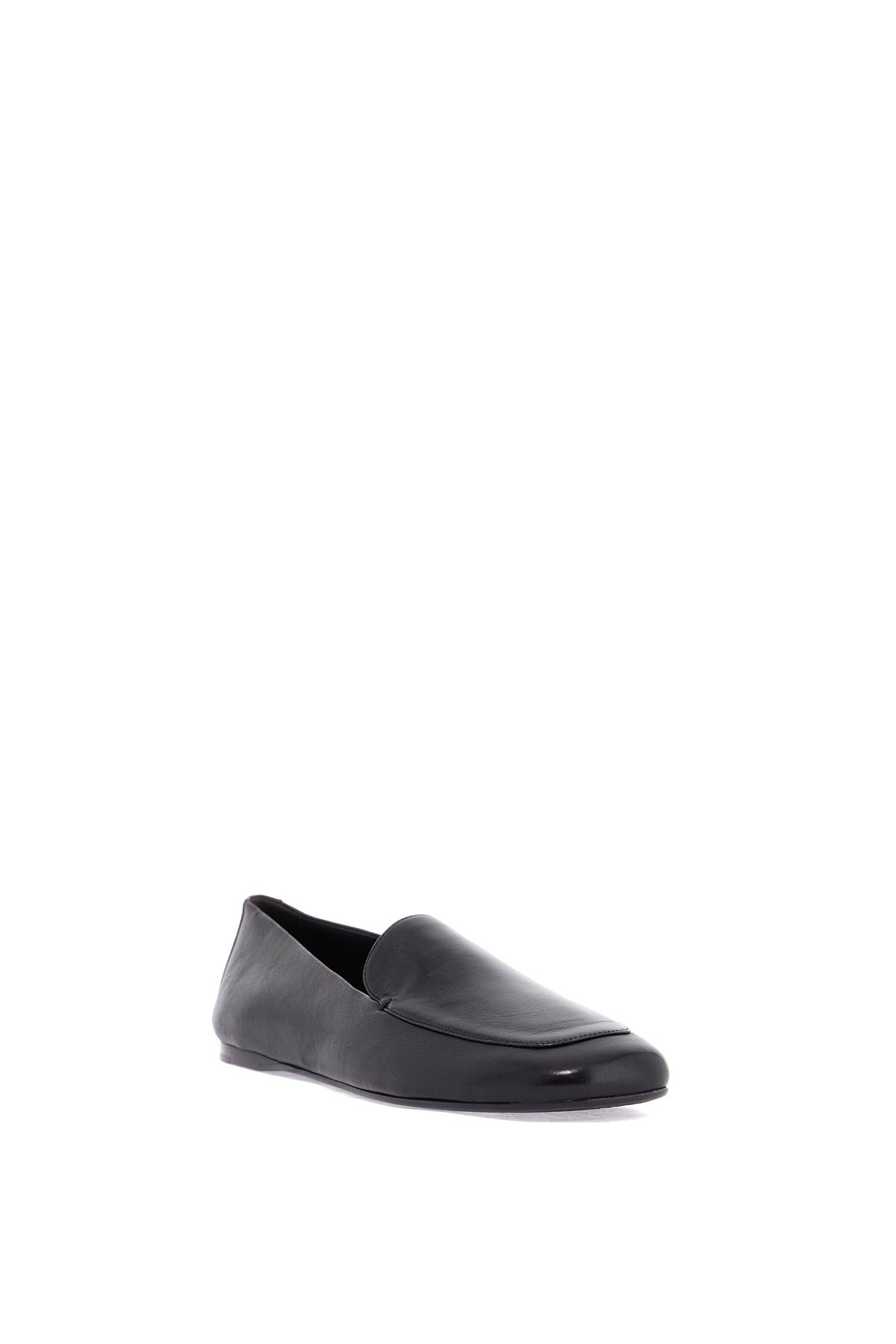 Khaite Black Nappa Leather Monroe Loafers In Black (black)
