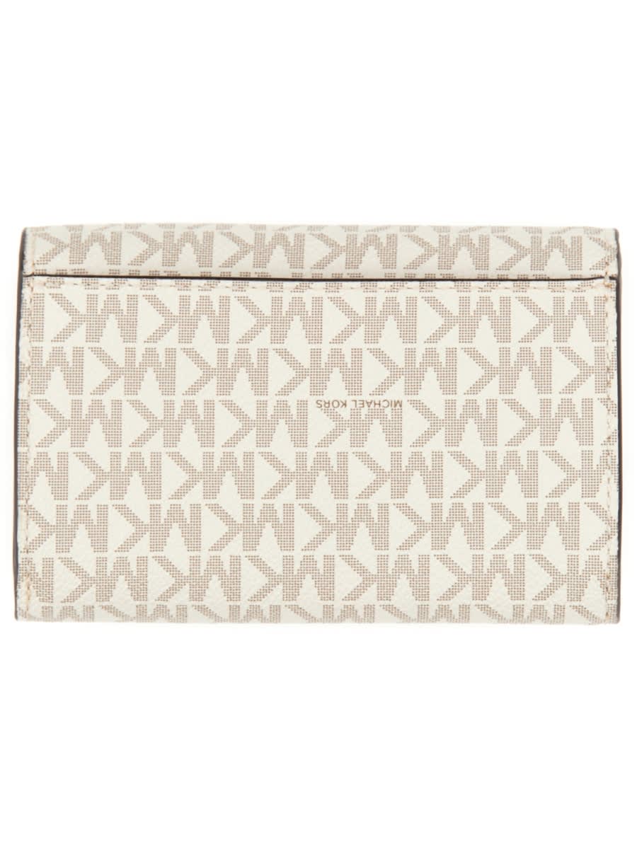 Michael Kors Logo Pattern Wallet Card Slots