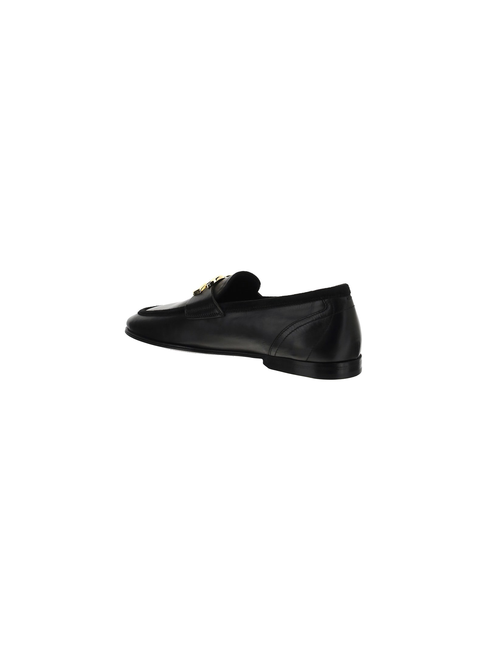 Shop Dolce & Gabbana Loafers In Black