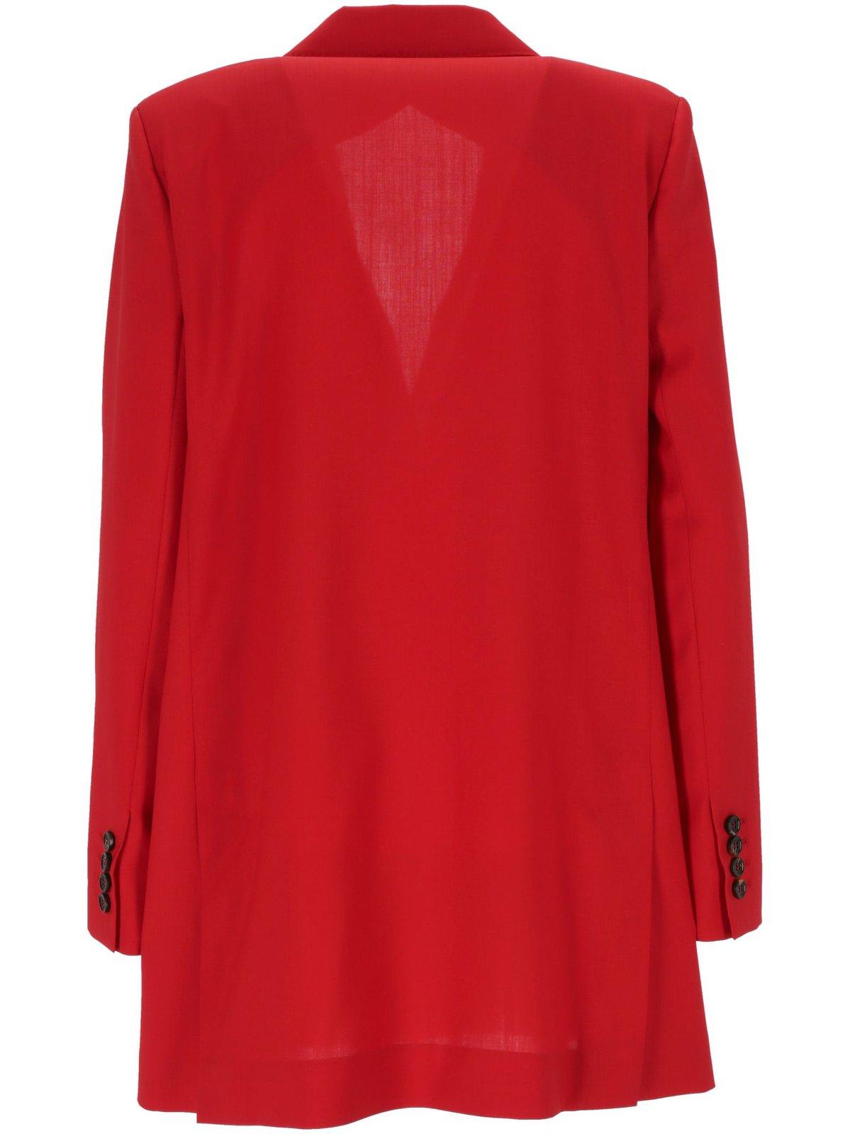 Shop Max Mara Nebbie Button-up Jacket In Red