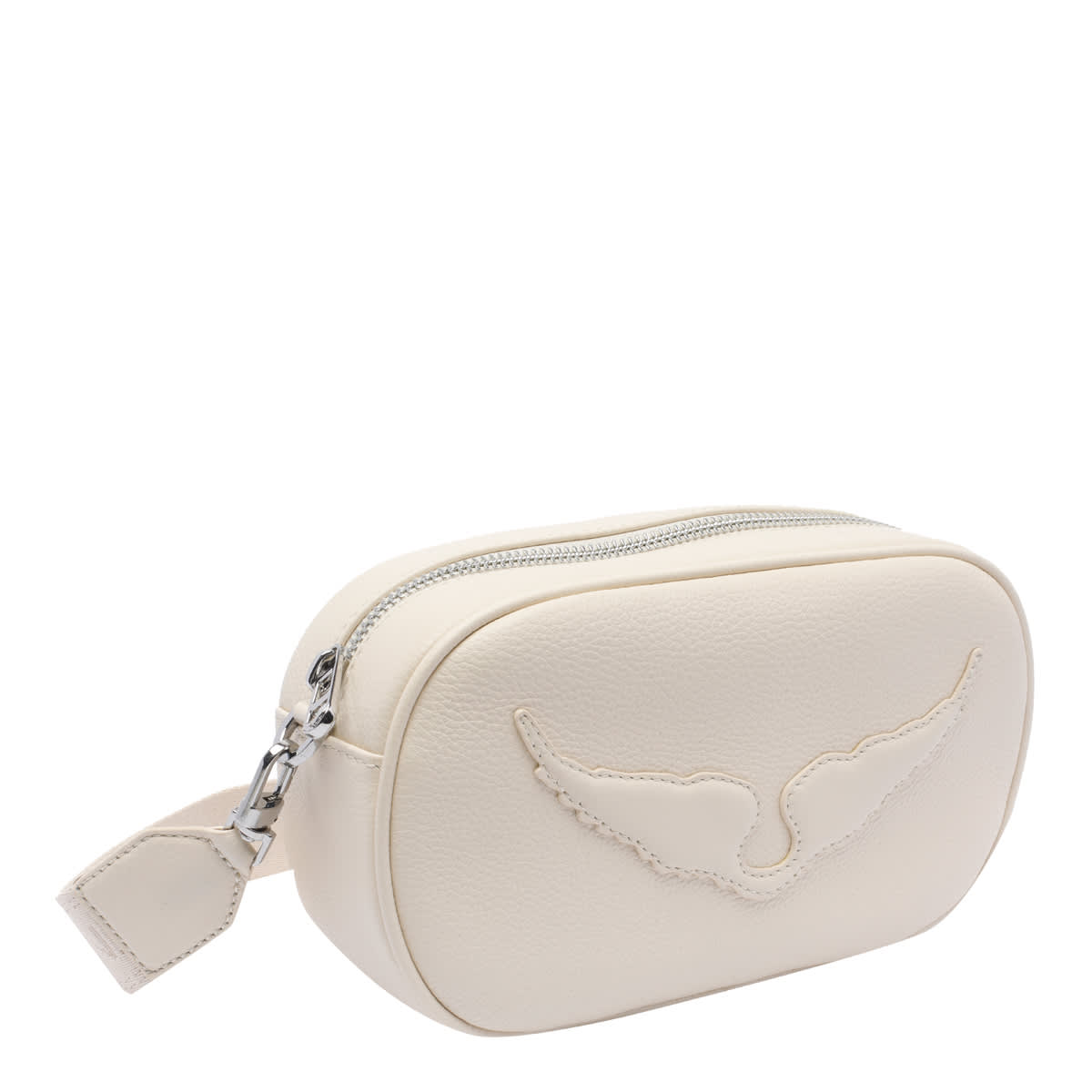 Zadig & Voltaire Rock Crossbody Bag In White