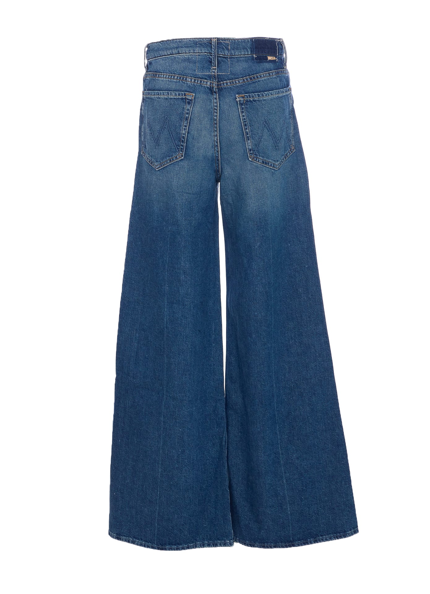 Mother Petites The Lil Tomcat Roller Sneak High Rise Jeans In Sixth Sense