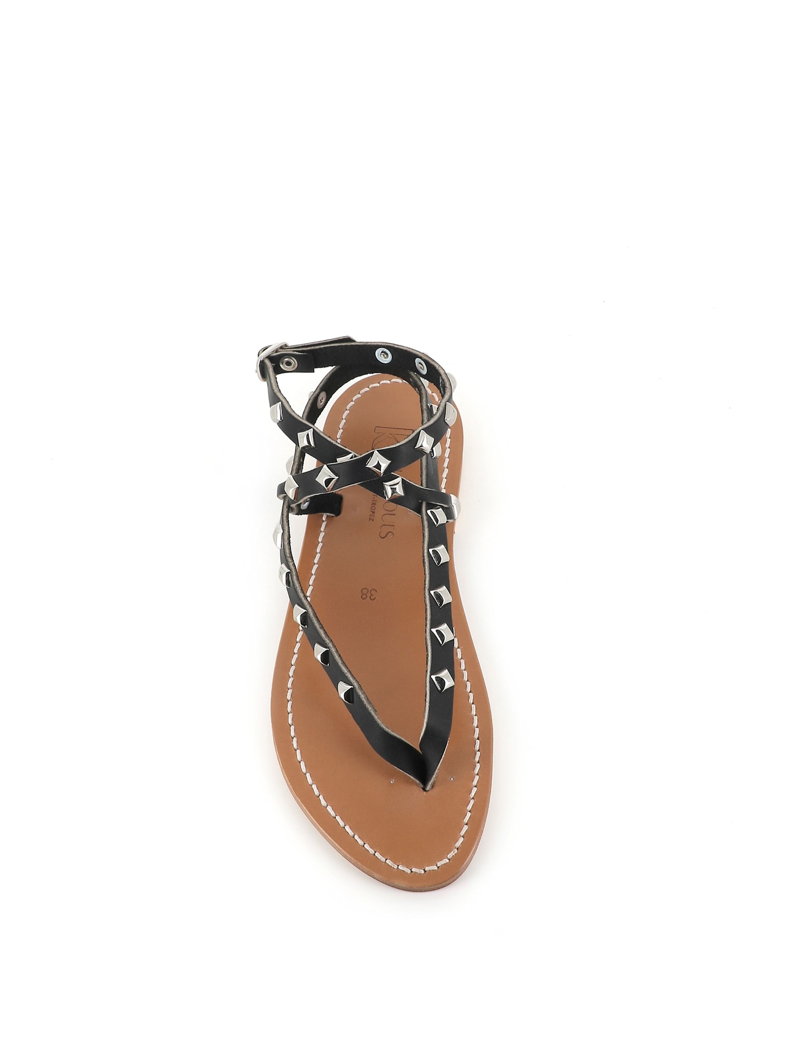 Kjacques K.jacques St.tropez Sandals Shoes In Black