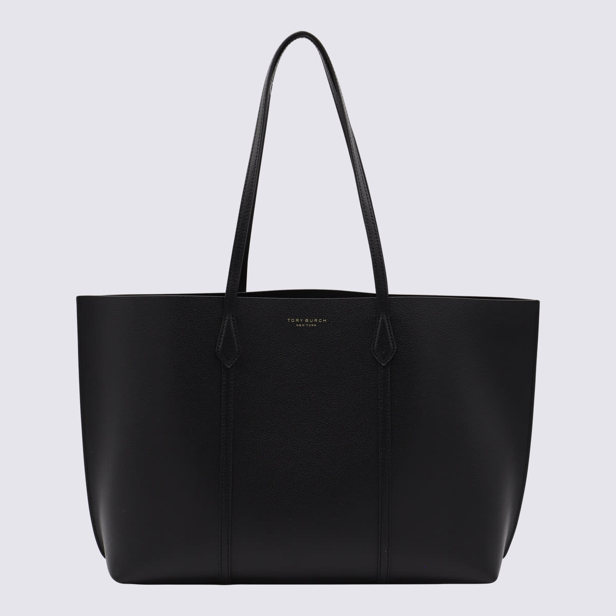Tory Burch Black Leather Perry Tote Bag