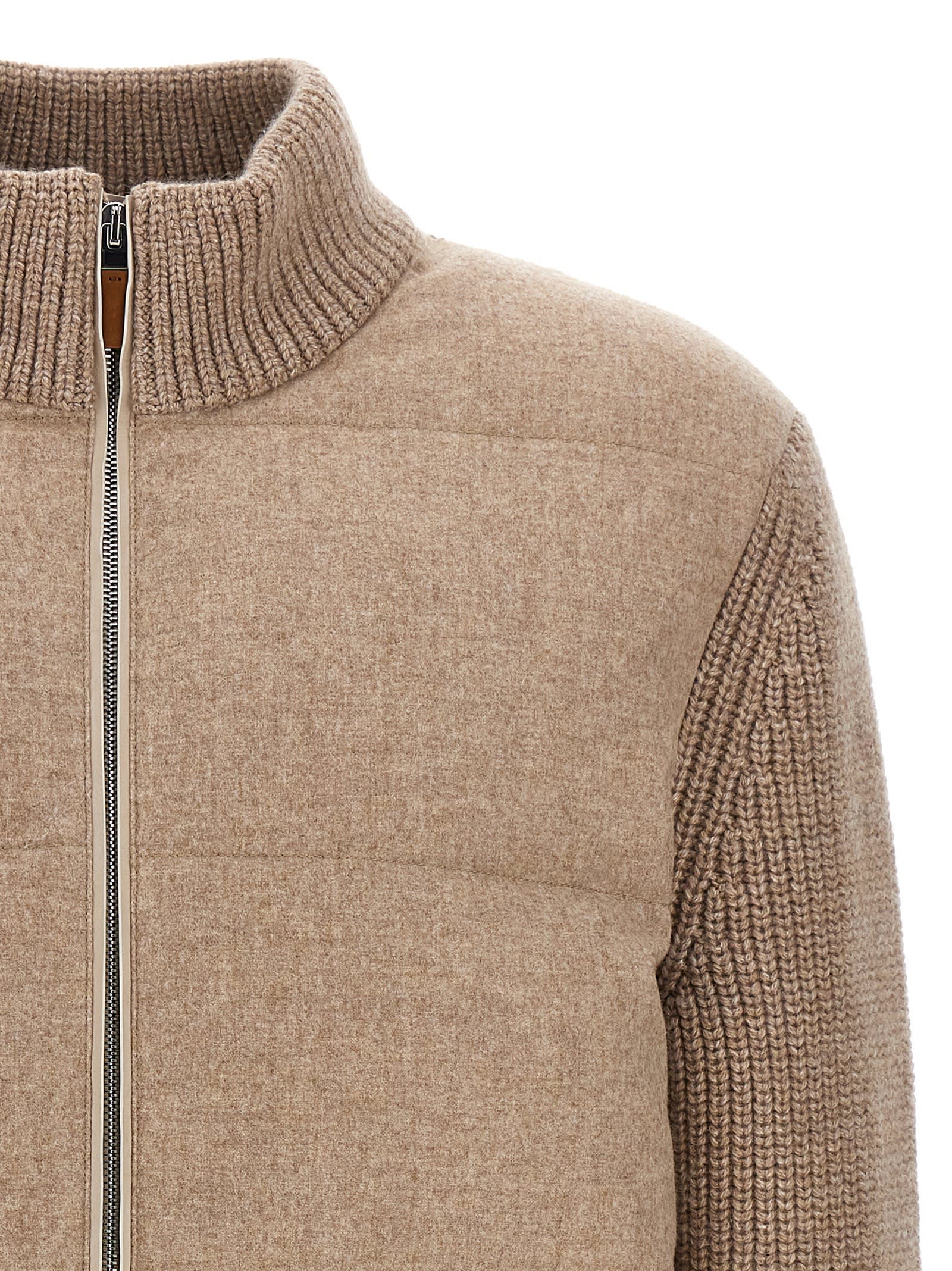 Shop Zegna Oasi Cardigan In Beige