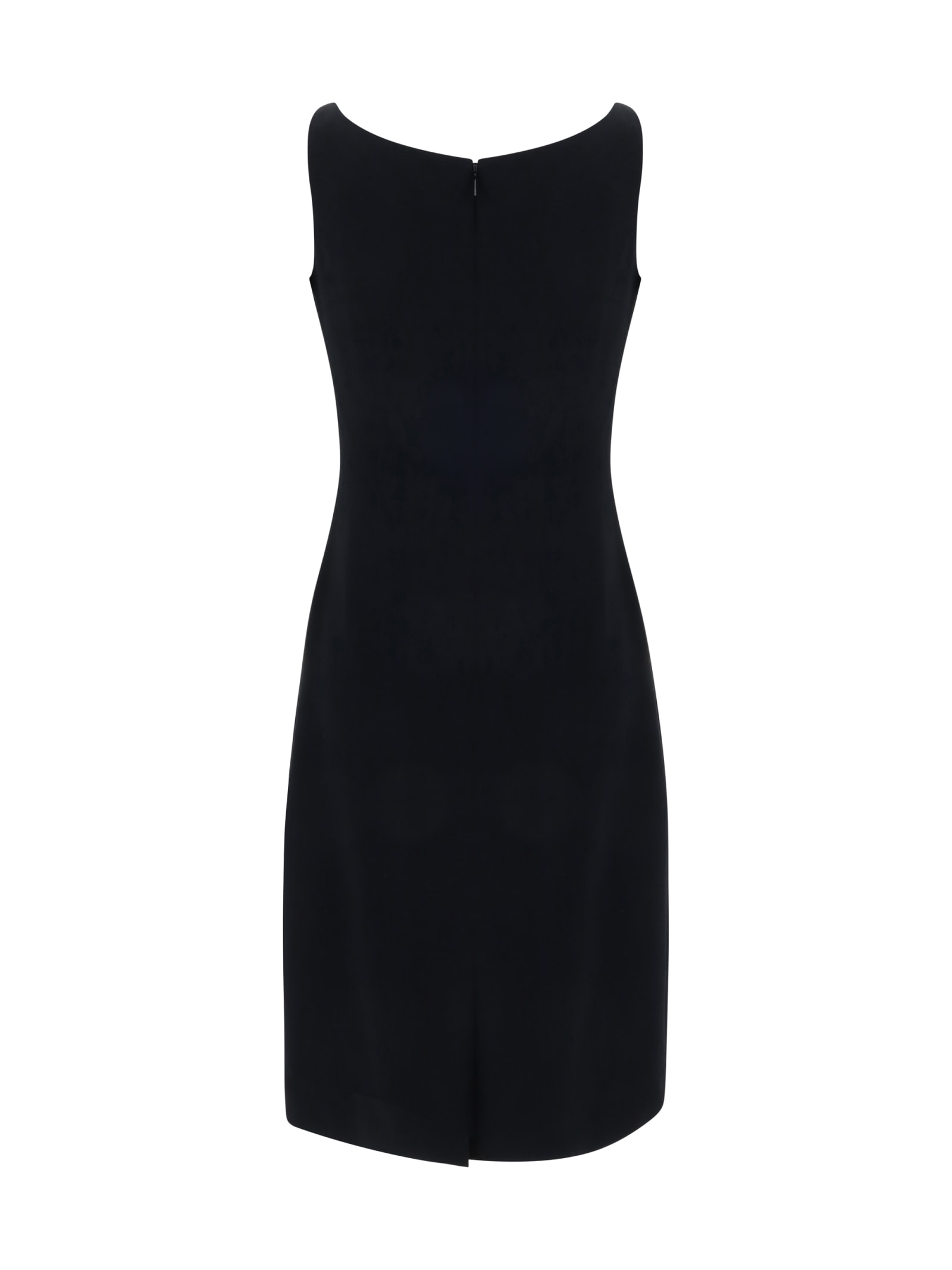 Shop Versace Dress In Black