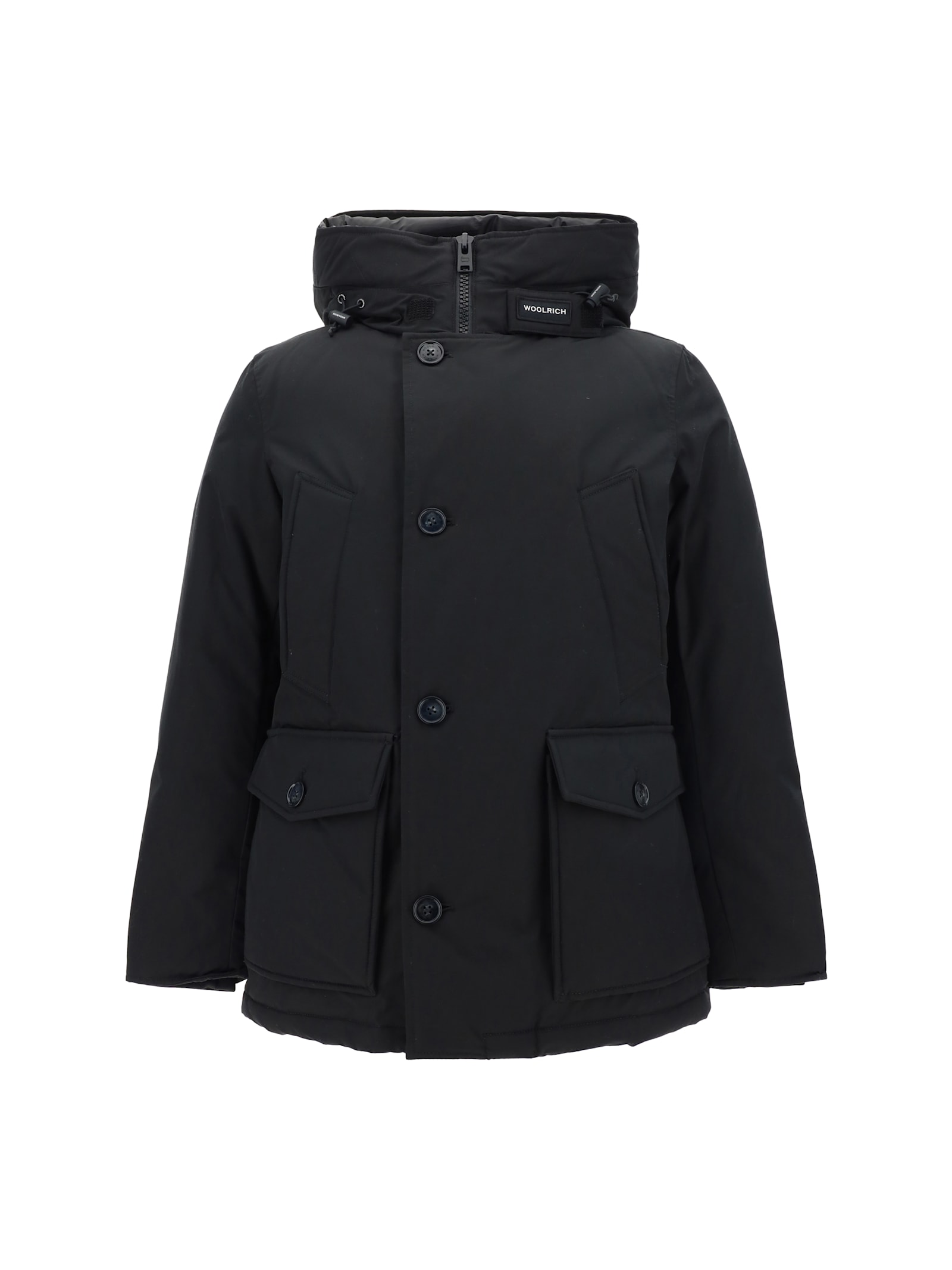 Shop Woolrich Arctic Anorak Down Jacket In Black