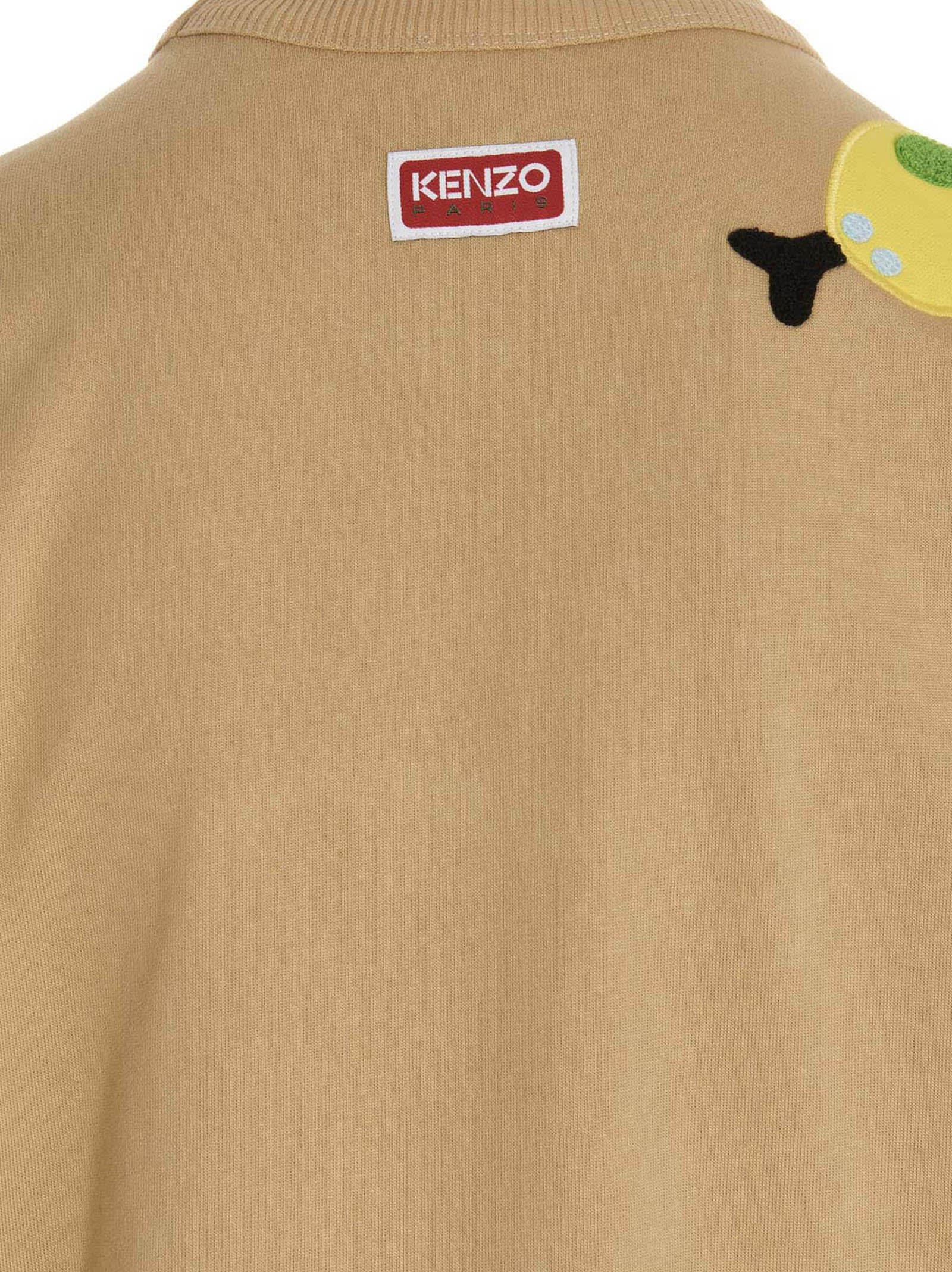 Shop Kenzo Oversize Sweatshirt In Beige