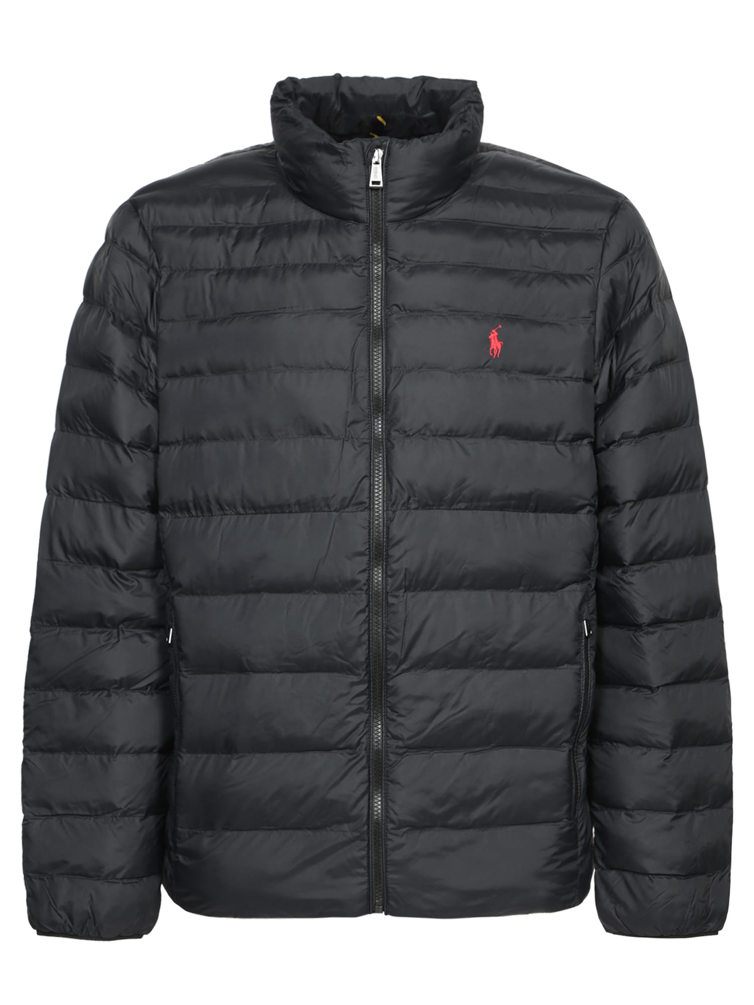 POLO RALPH LAUREN INSULATED BLACK BOMBER DOWN JACKET