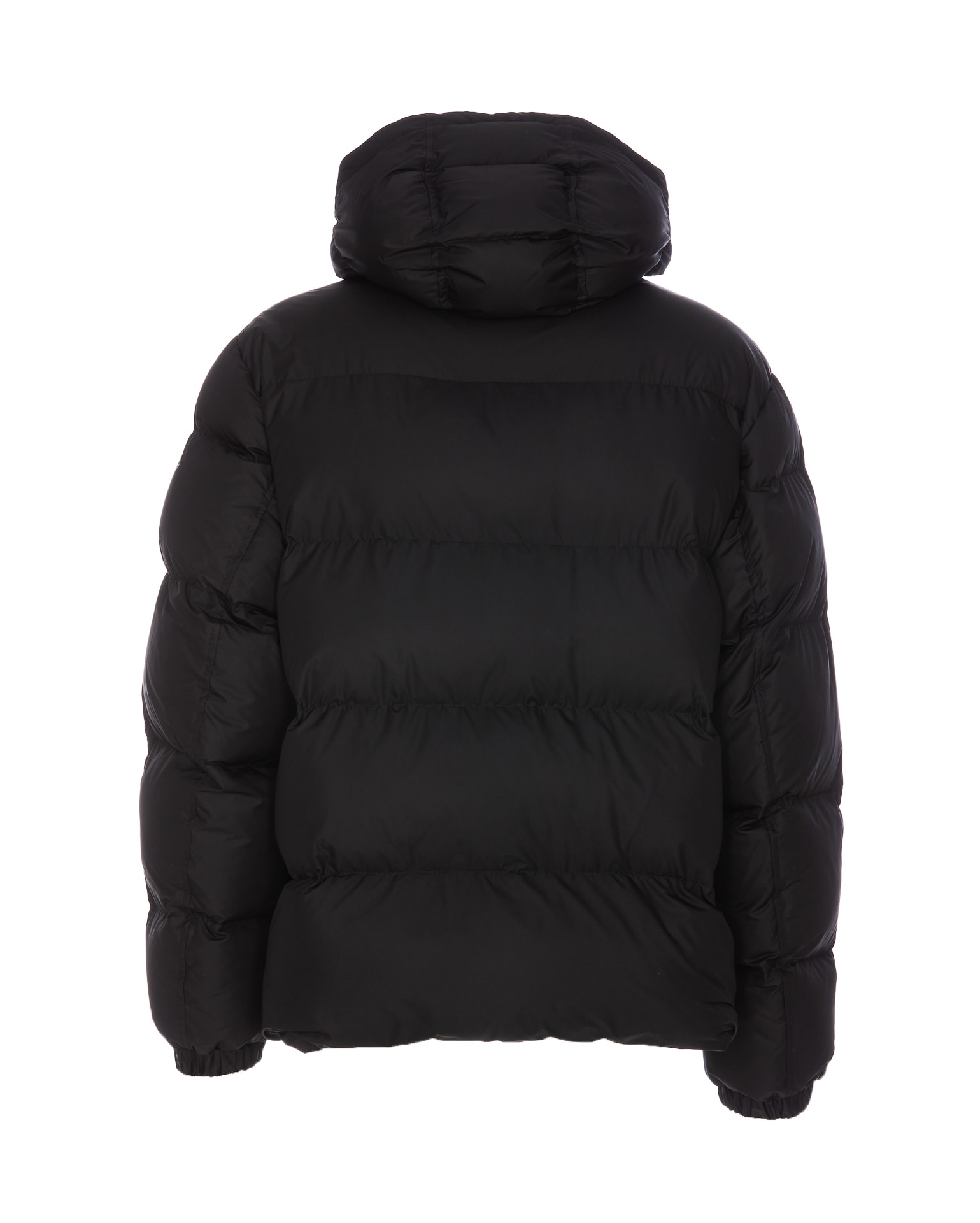 Shop Dolce & Gabbana Logo Down Jacket In Black