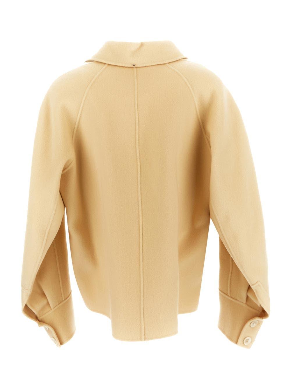 Max Mara Rosa Coat In Beige