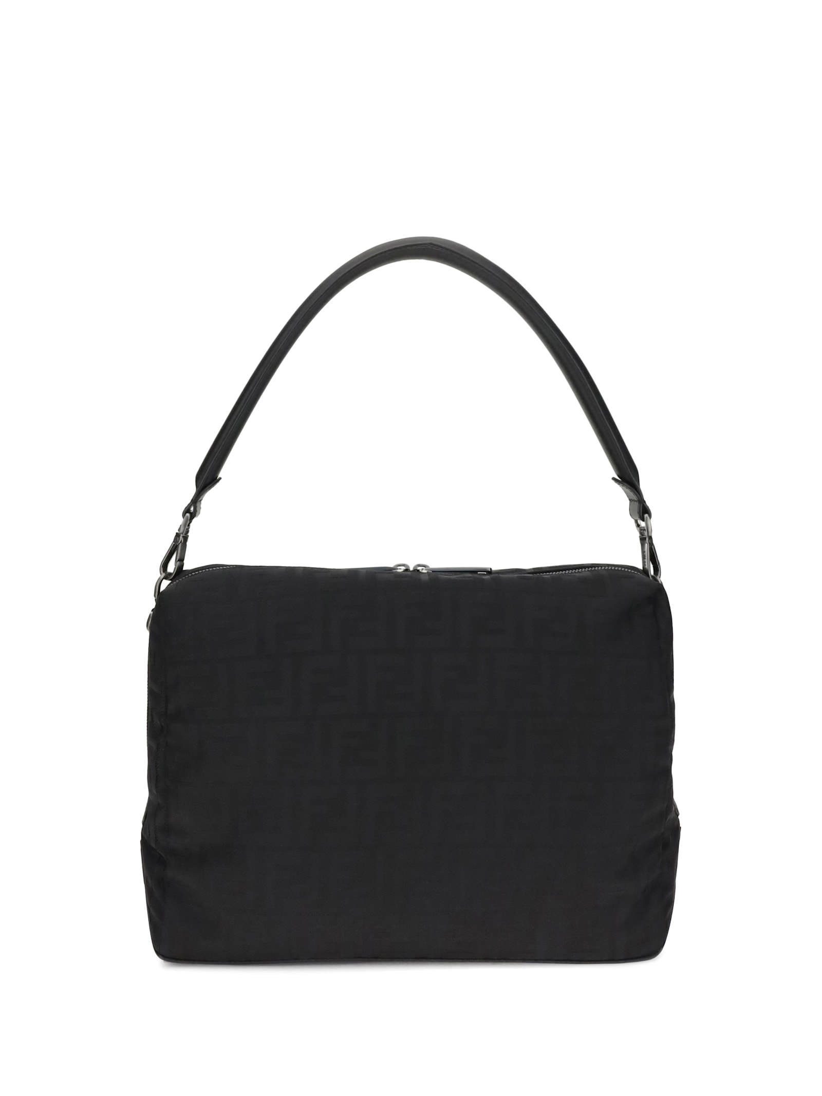 Fendi Men Lui Large Shoulder Bag In Black