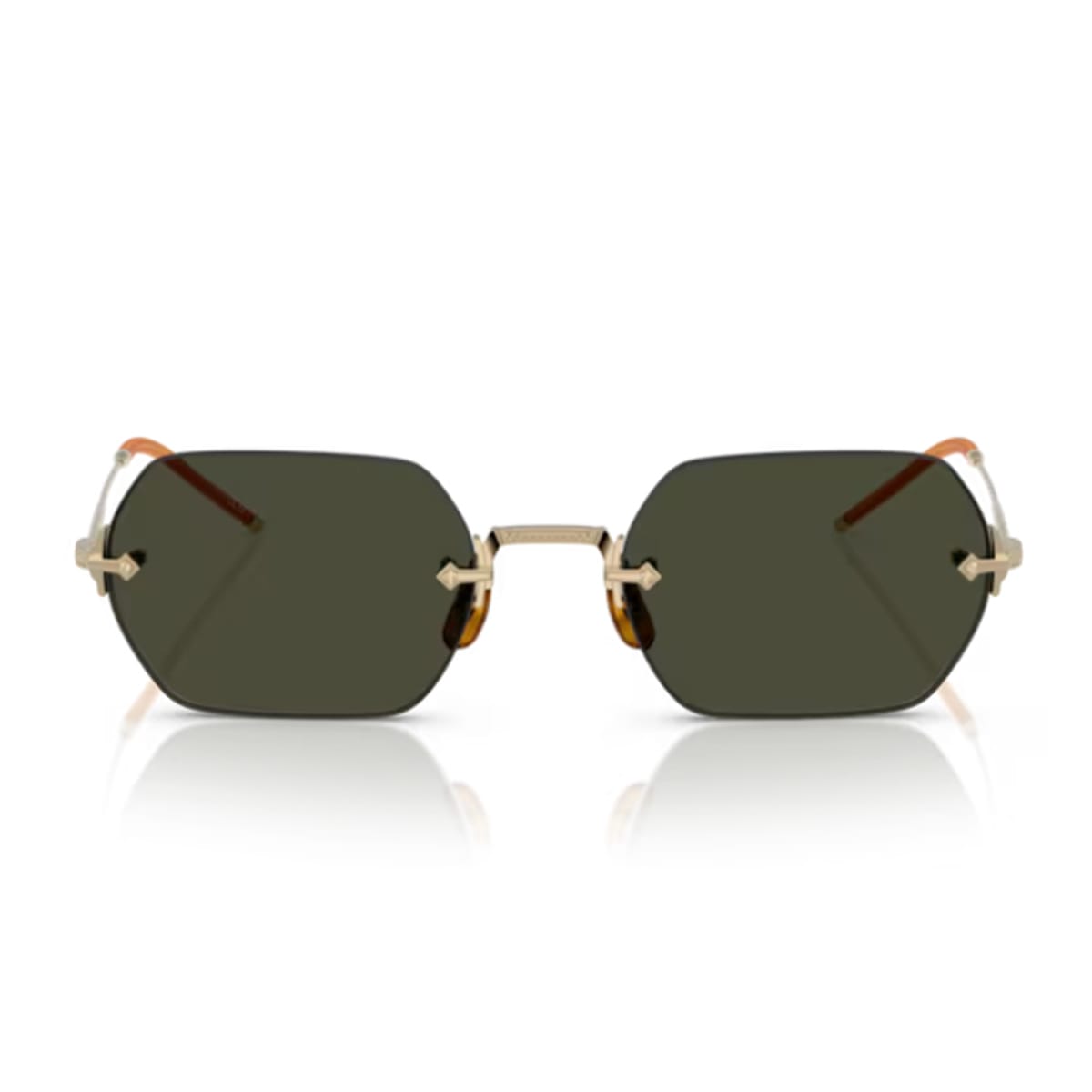 Oliver Peoples Ov1353st Tk-13 503571 Oro Sunglasses In Green