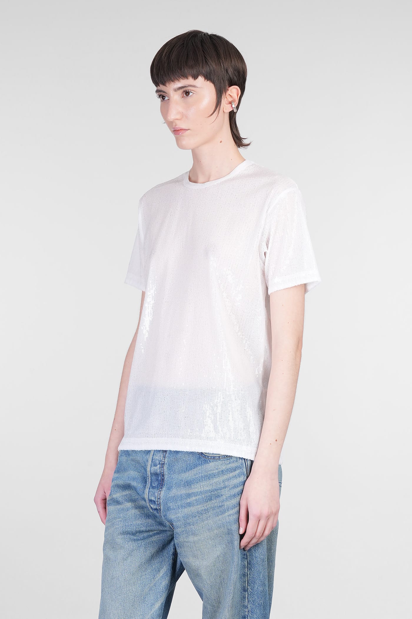 Junya Watanabe T-shirt In White Polyester