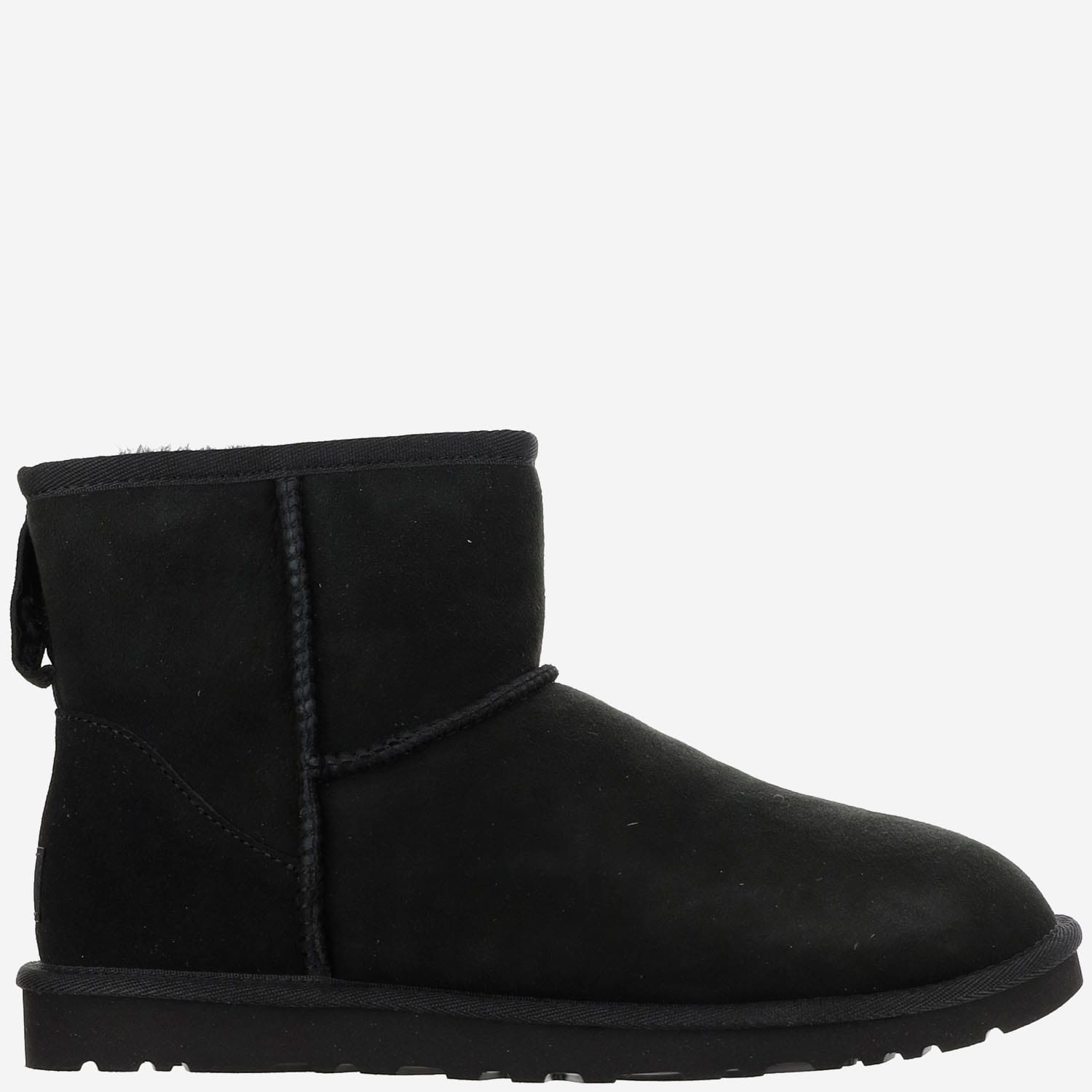 Shop Ugg Classic Mini Ankle Boots In Black