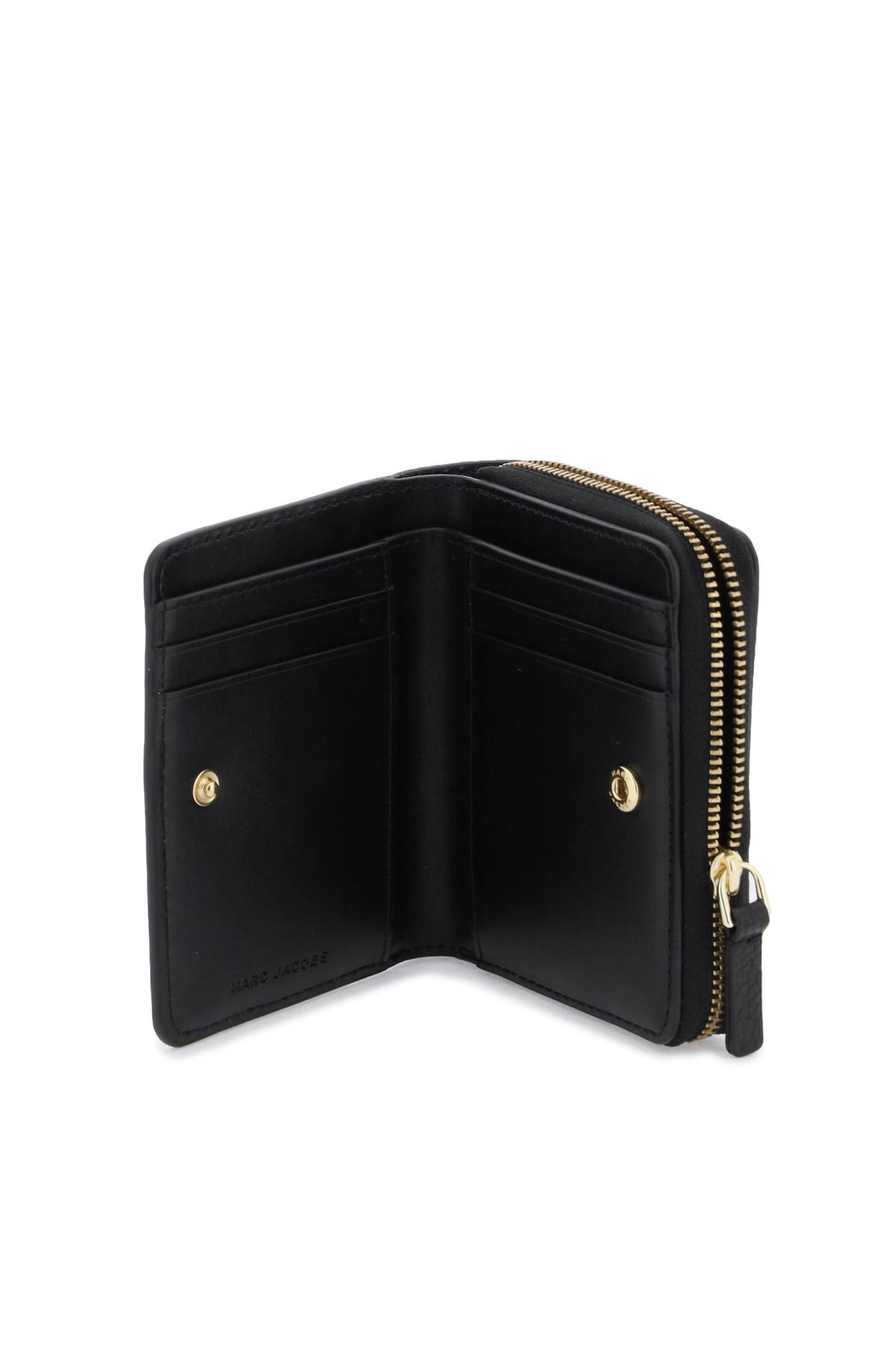 Marc Jacobs The Mini Compact Wallet In Black