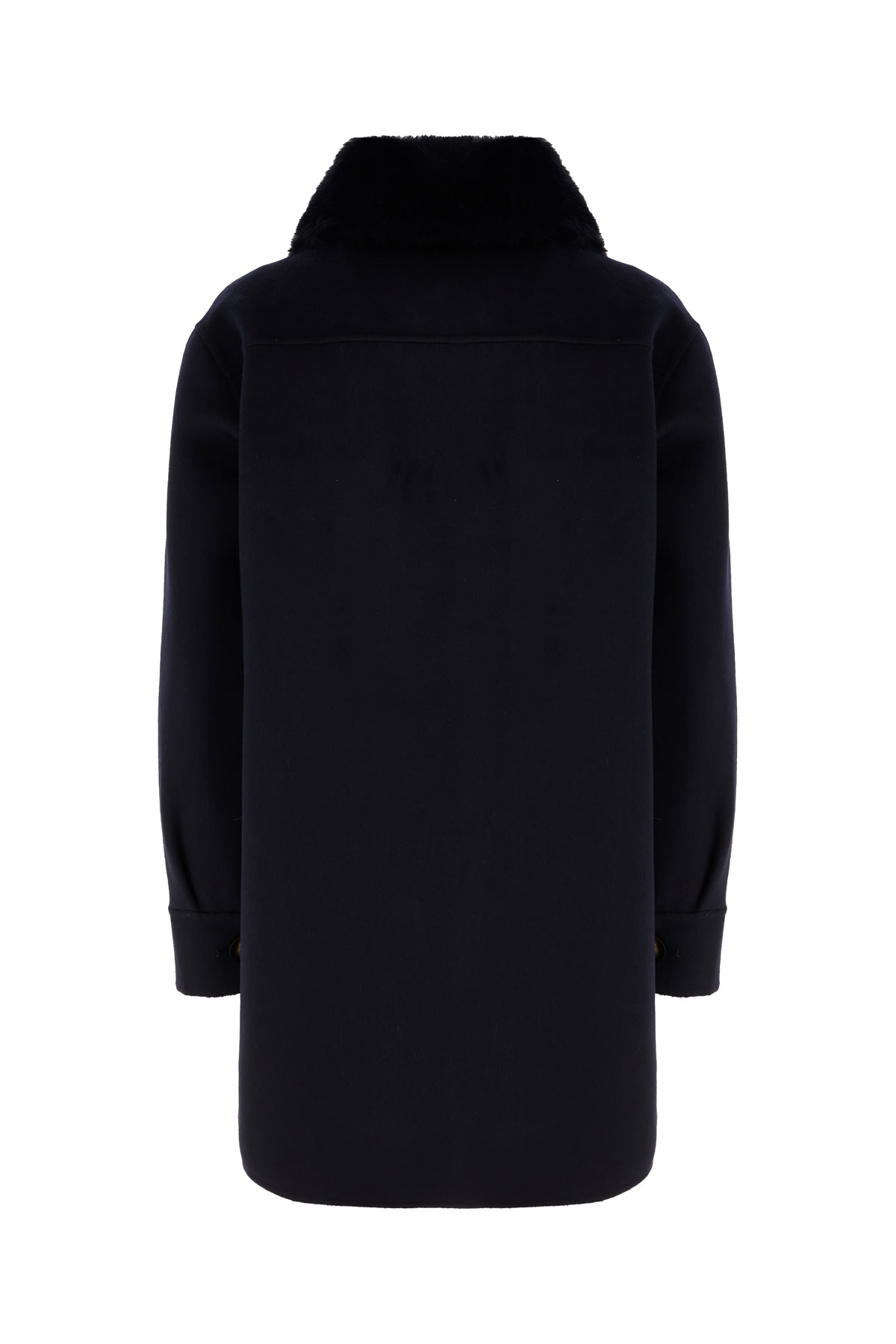 Ava Adore Buttoned-up Single-breasted Coat In Blue