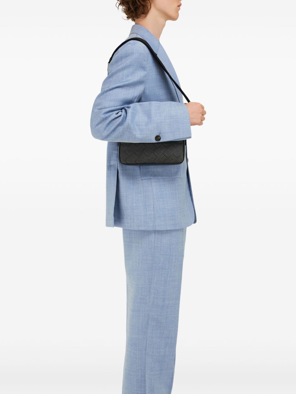 Ferragamo Monogram Shoulder Bag Rectangular Shape In Multi