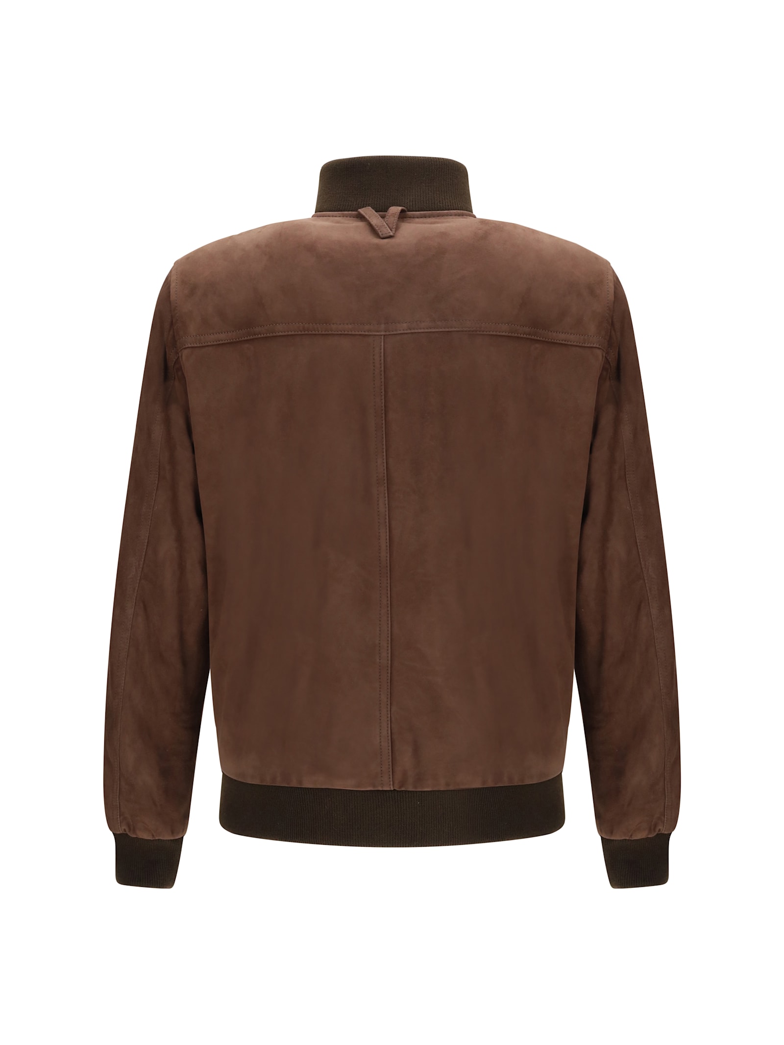 Valstar Ino Padded Calfskin Jacket In Brown